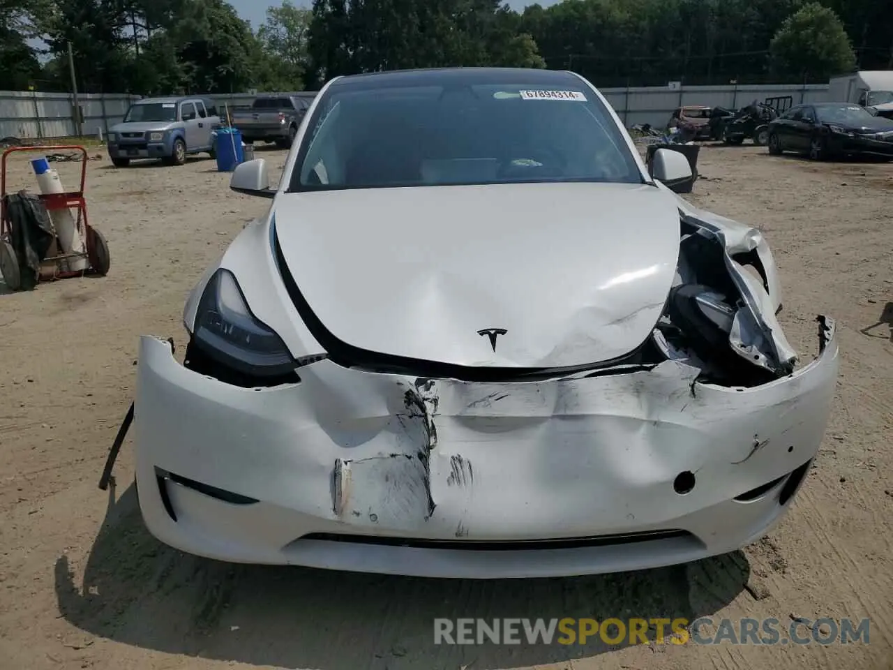 5 Photograph of a damaged car 5YJYGDEE8MF194486 TESLA MODEL Y 2021