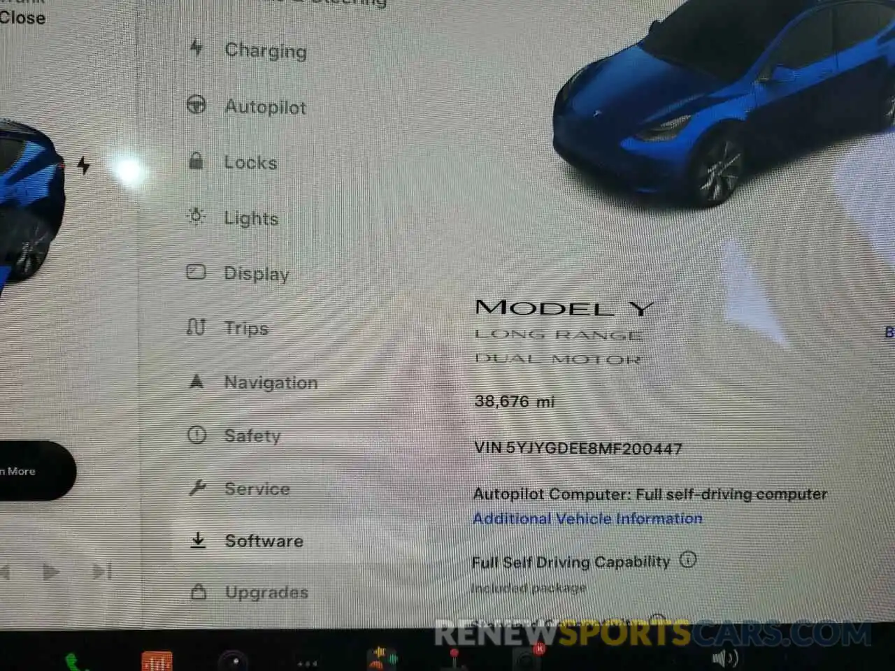 9 Photograph of a damaged car 5YJYGDEE8MF200447 TESLA MODEL Y 2021