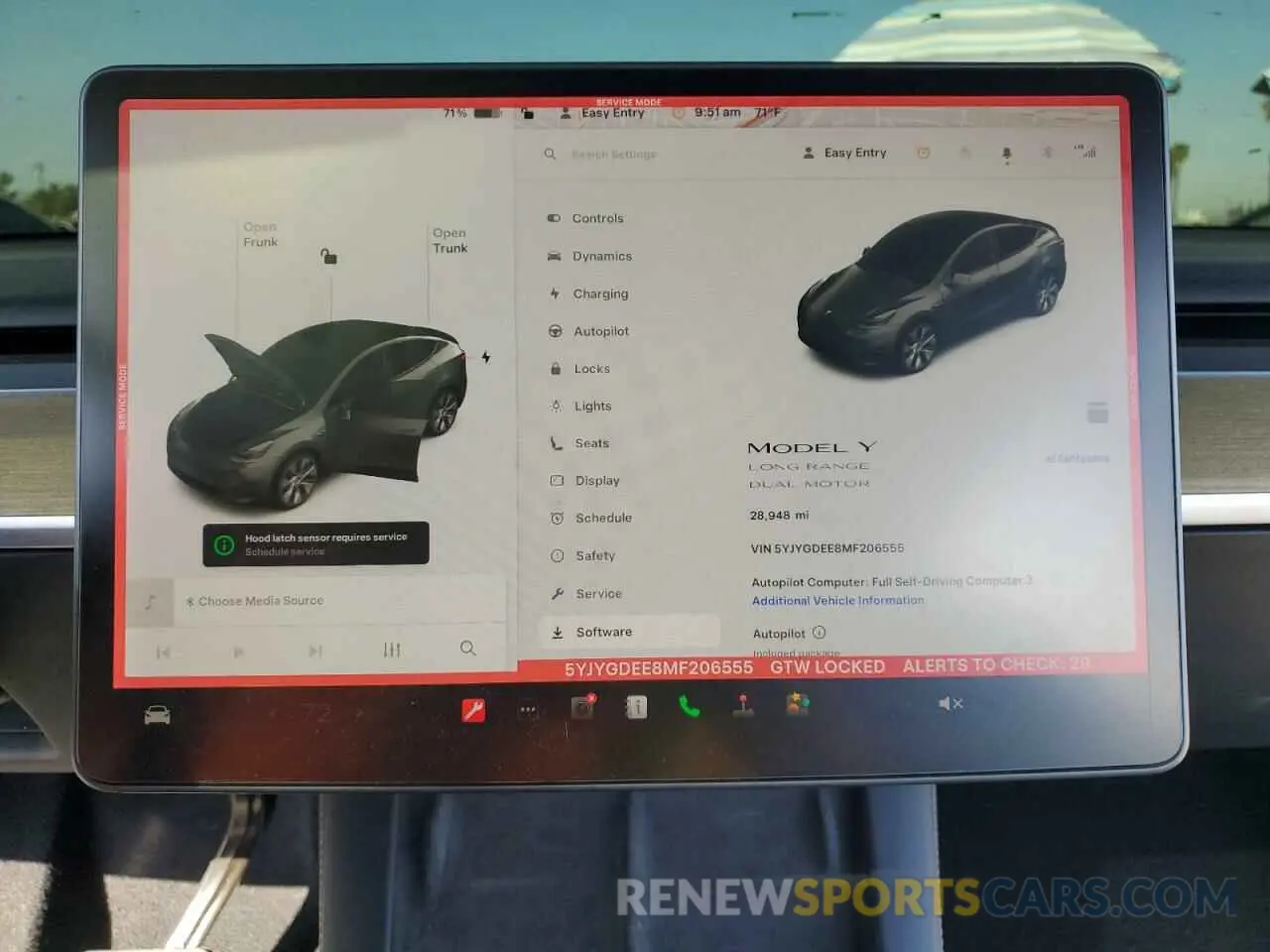 9 Photograph of a damaged car 5YJYGDEE8MF206555 TESLA MODEL Y 2021
