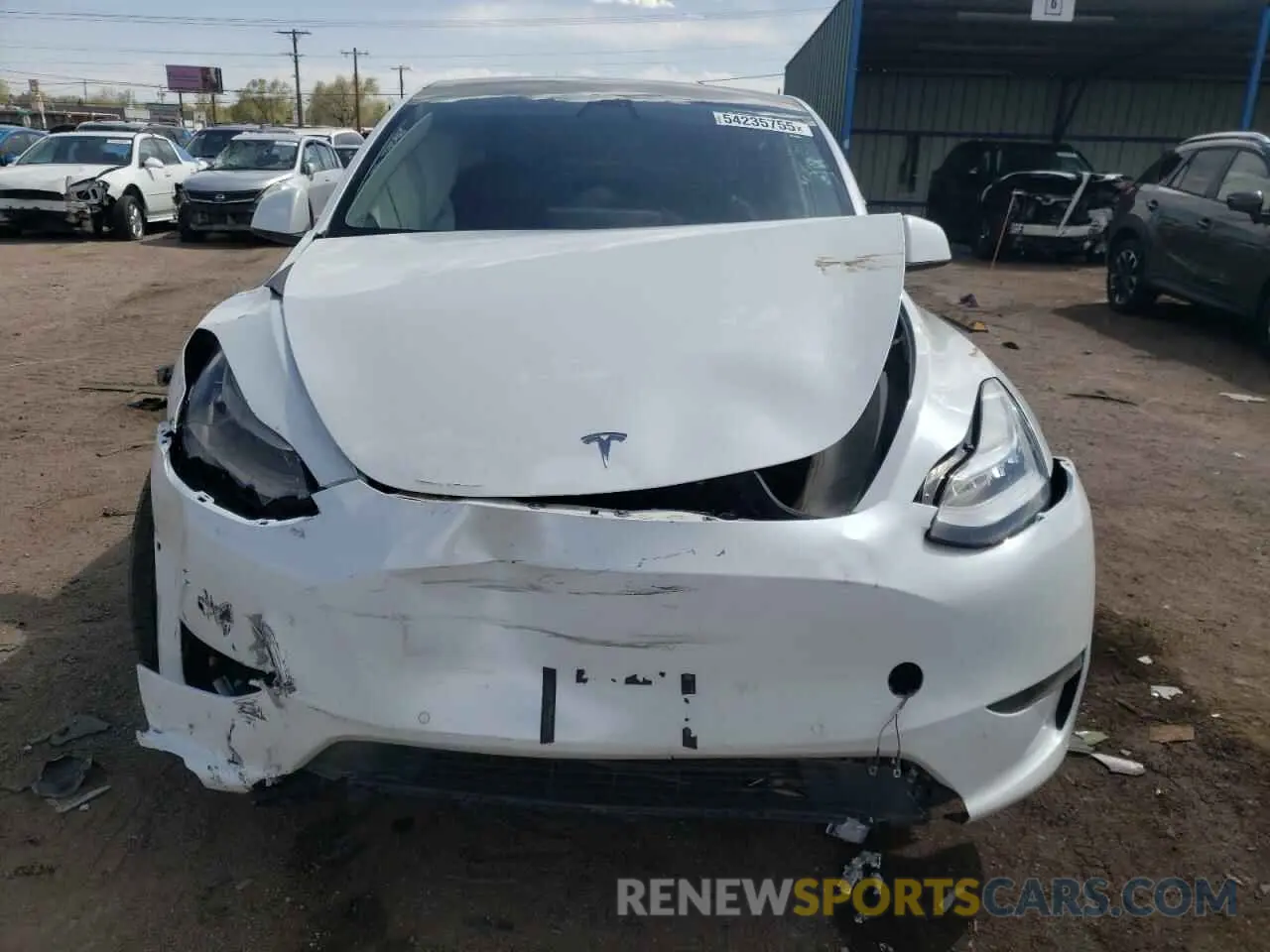 5 Photograph of a damaged car 5YJYGDEE8MF207009 TESLA MODEL Y 2021