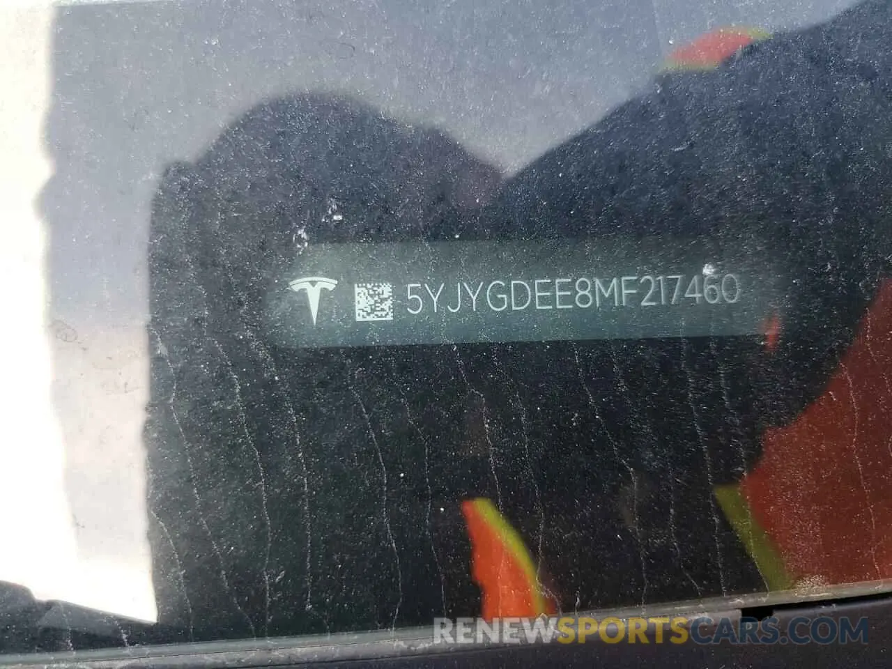 15 Photograph of a damaged car 5YJYGDEE8MF217460 TESLA MODEL Y 2021