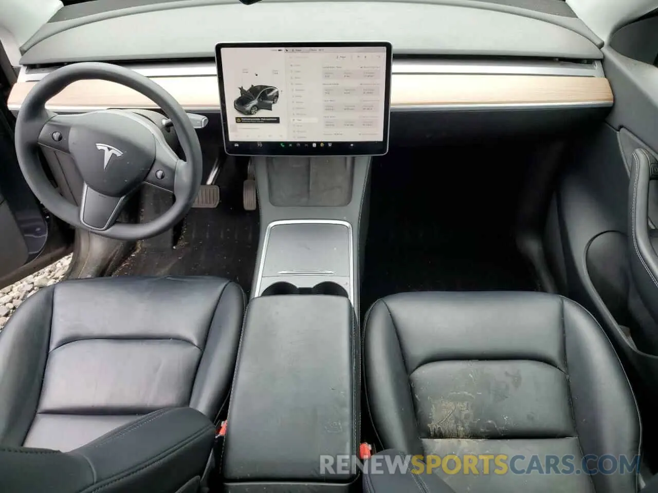 8 Photograph of a damaged car 5YJYGDEE8MF217460 TESLA MODEL Y 2021