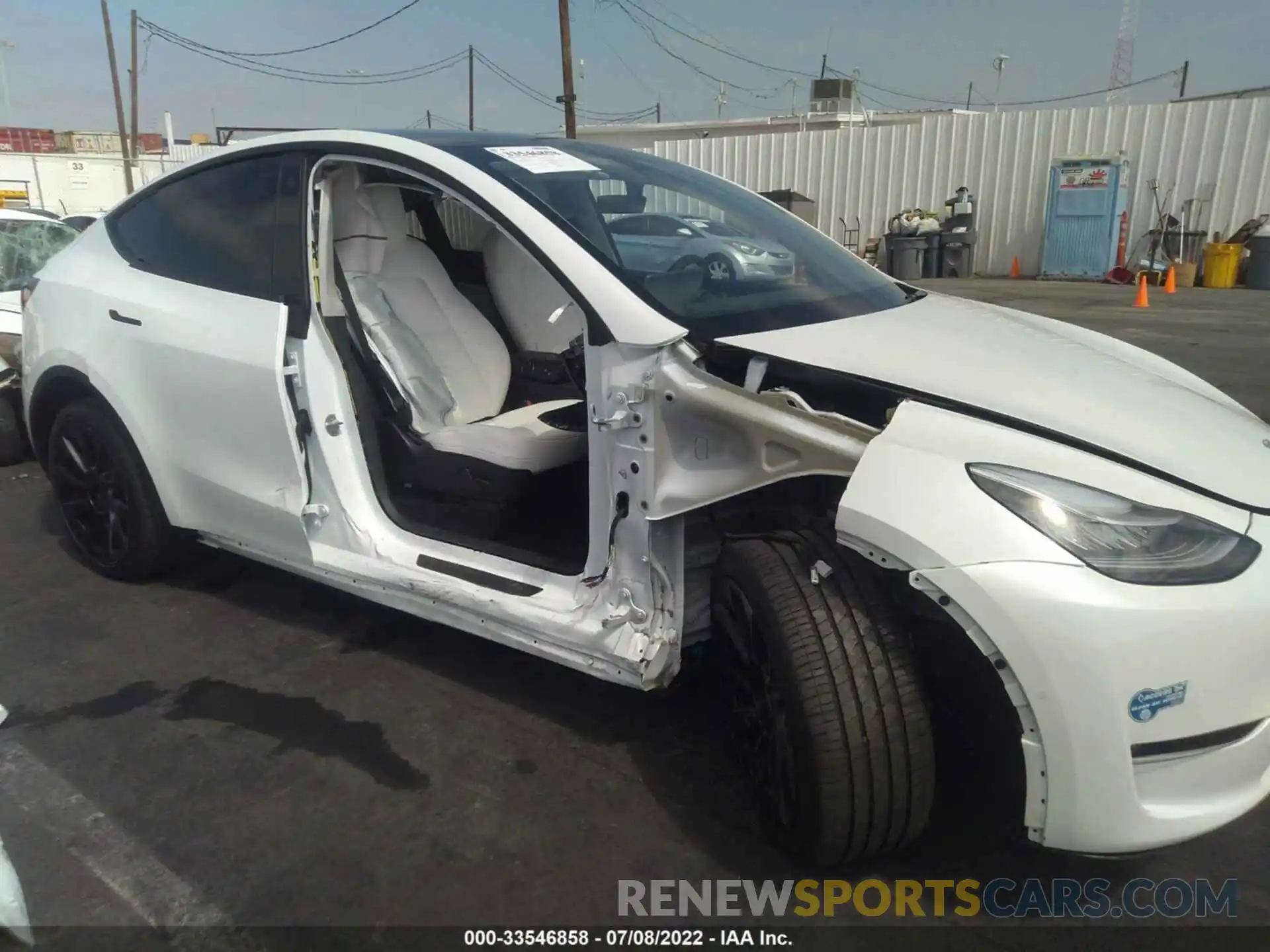 6 Photograph of a damaged car 5YJYGDEE8MF240463 TESLA MODEL Y 2021