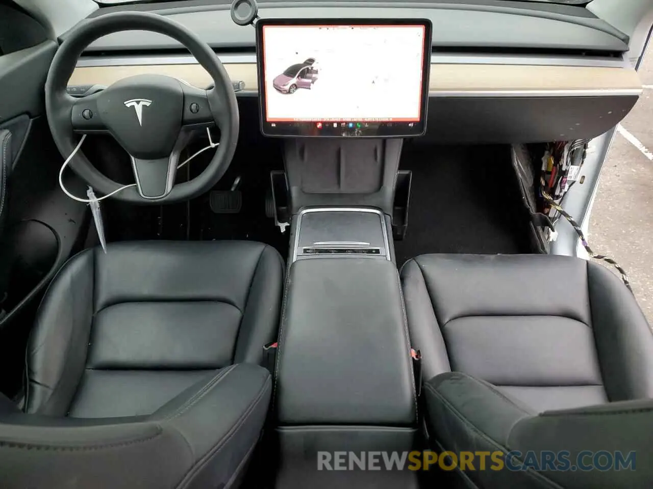 8 Photograph of a damaged car 5YJYGDEE8MF242150 TESLA MODEL Y 2021