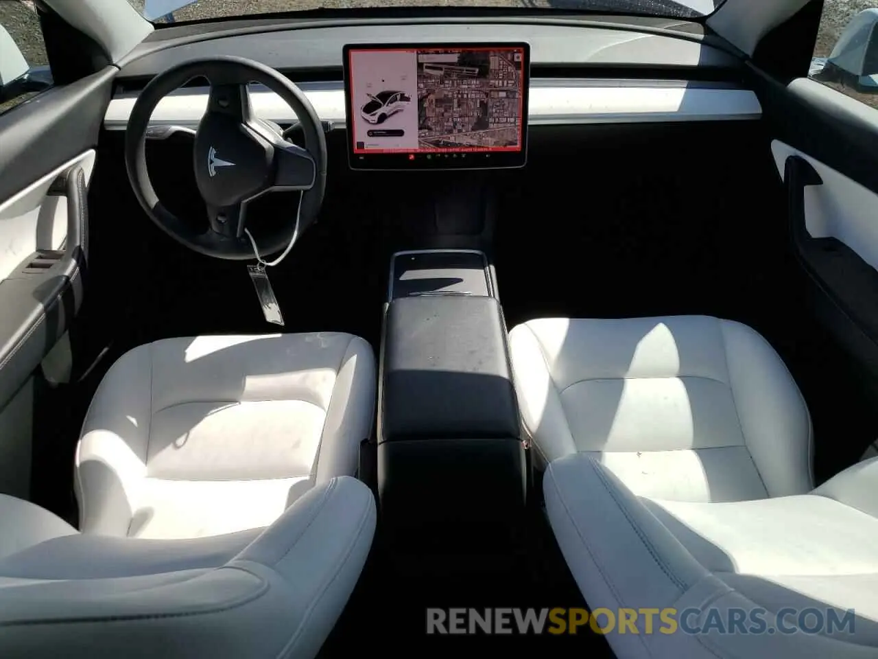 8 Photograph of a damaged car 5YJYGDEE8MF249079 TESLA MODEL Y 2021