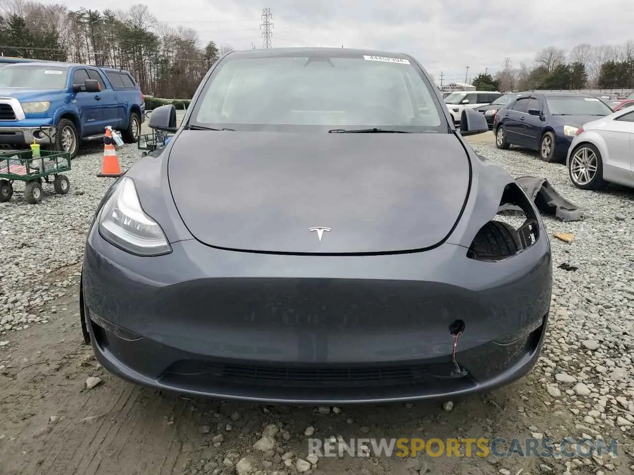 5 Photograph of a damaged car 5YJYGDEE8MF258574 TESLA MODEL Y 2021