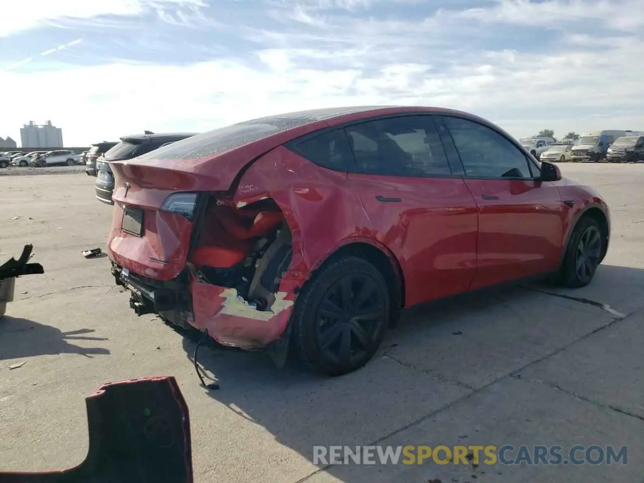 3 Photograph of a damaged car 5YJYGDEE8MF260891 TESLA MODEL Y 2021