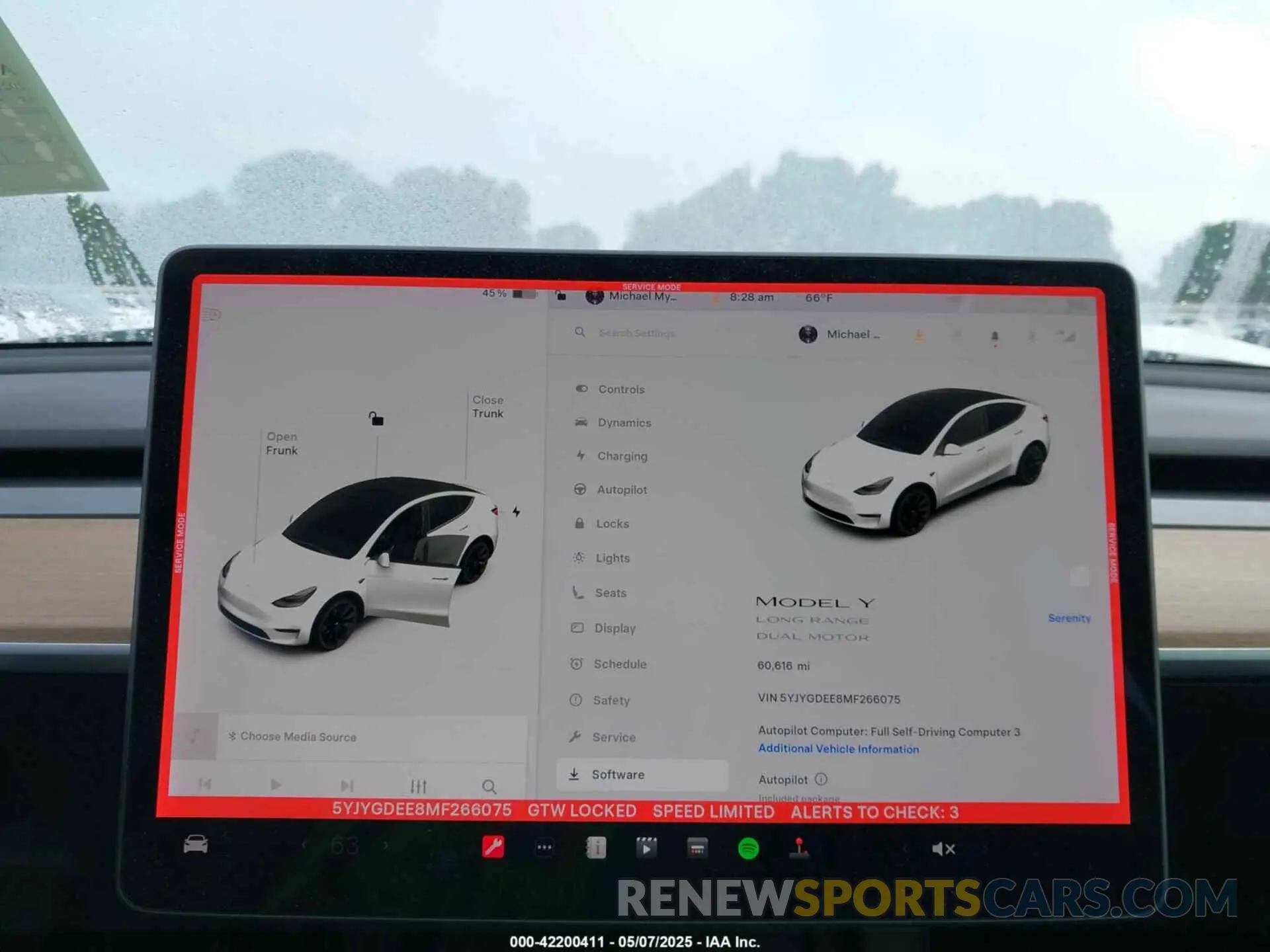 18 Photograph of a damaged car 5YJYGDEE8MF266075 TESLA MODEL Y 2021