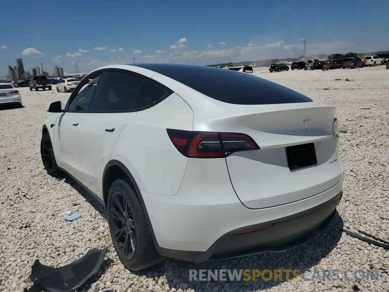 3 Photograph of a damaged car 5YJYGDEE8MF266092 TESLA MODEL Y 2021