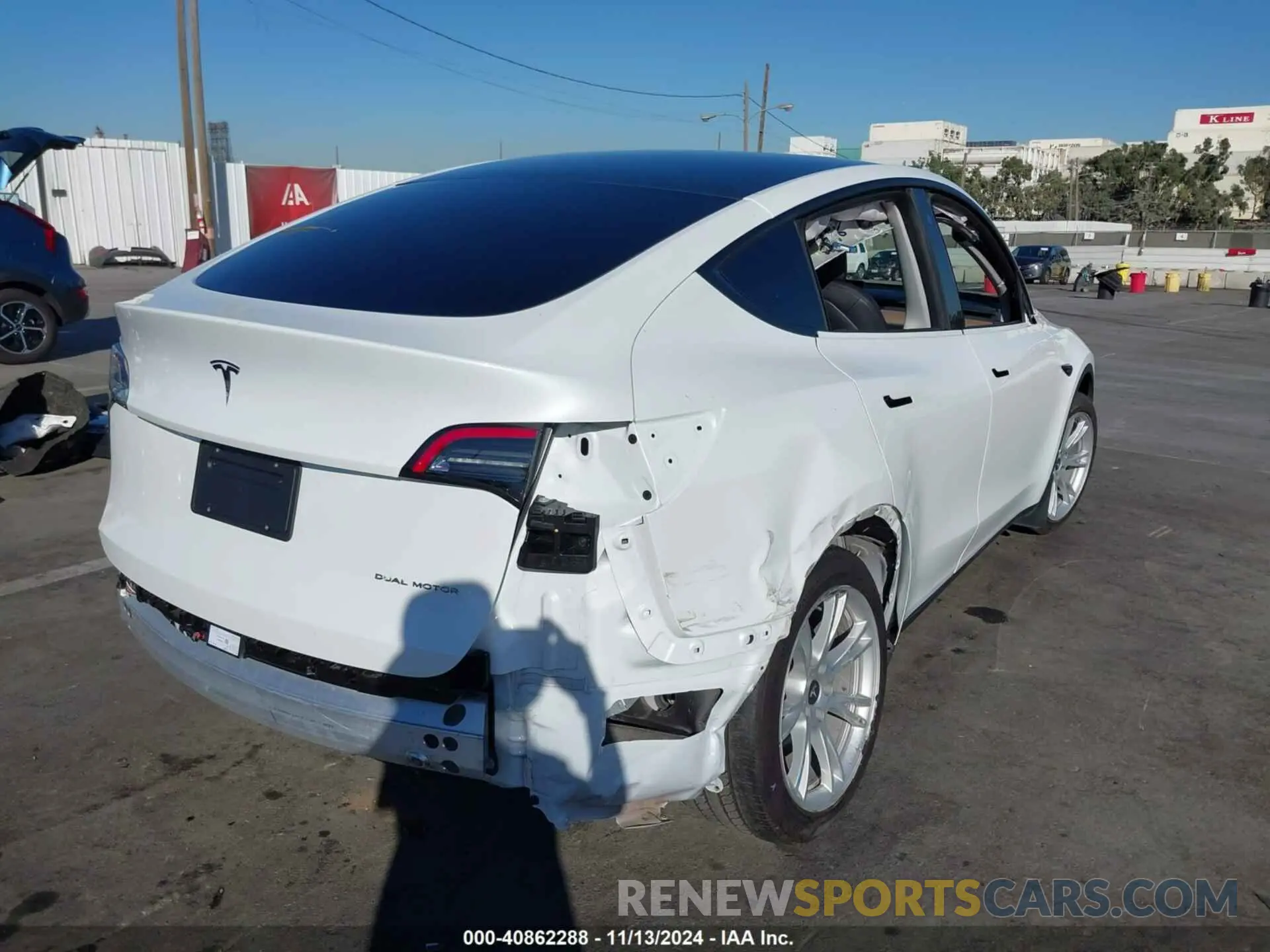 6 Photograph of a damaged car 5YJYGDEE8MF271017 TESLA MODEL Y 2021
