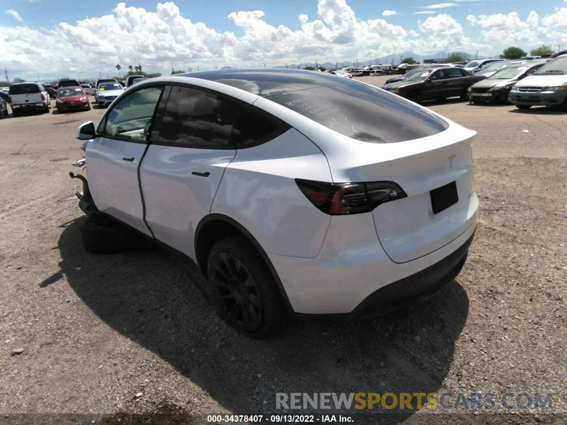 3 Photograph of a damaged car 5YJYGDEE8MF271793 TESLA MODEL Y 2021