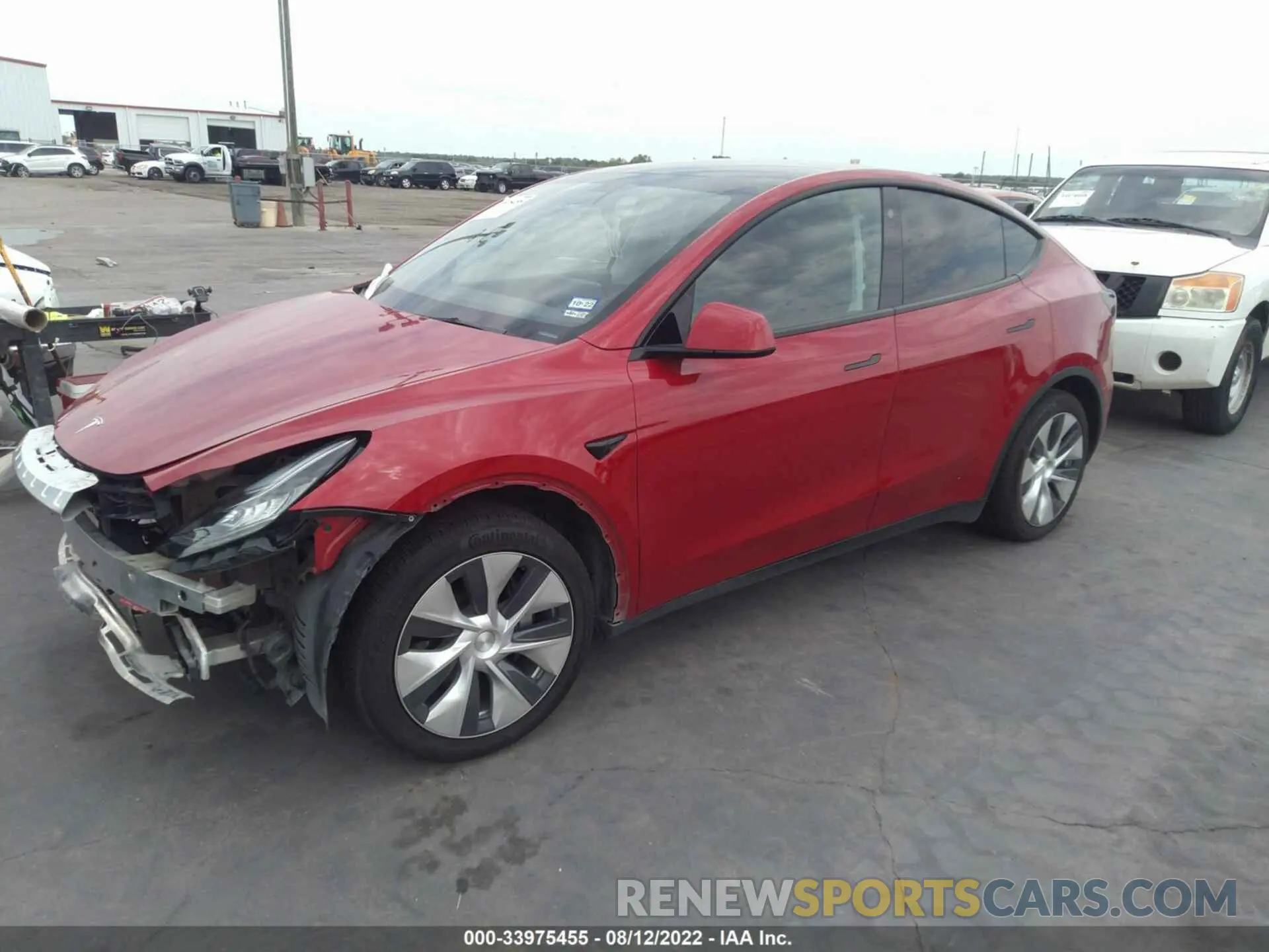 2 Photograph of a damaged car 5YJYGDEE8MF284494 TESLA MODEL Y 2021