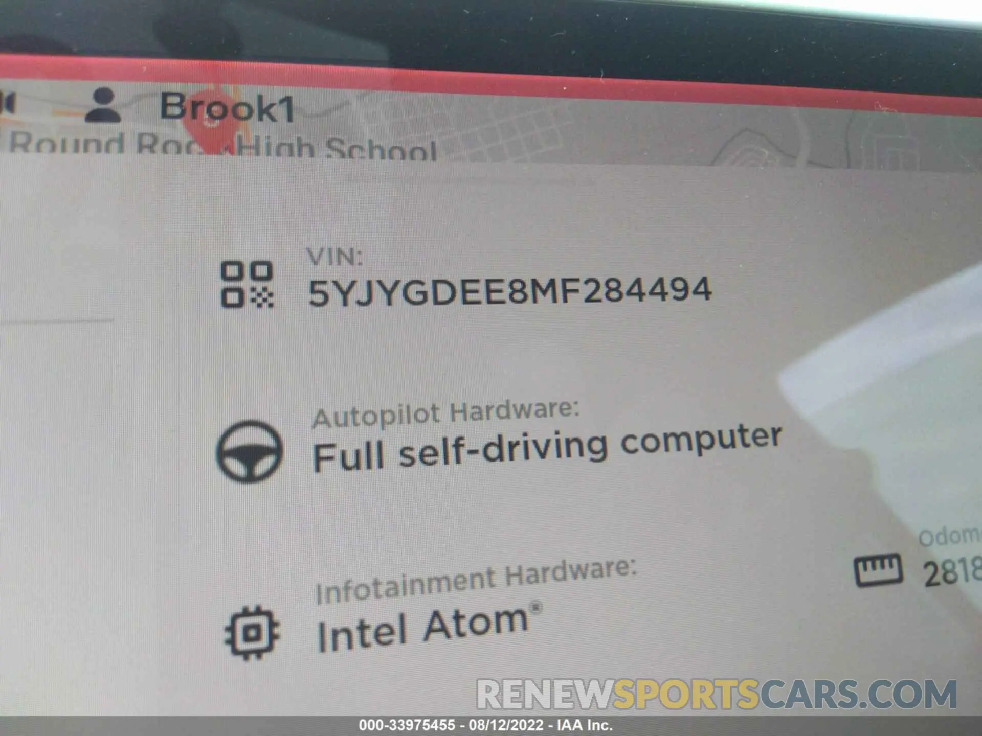 9 Photograph of a damaged car 5YJYGDEE8MF284494 TESLA MODEL Y 2021