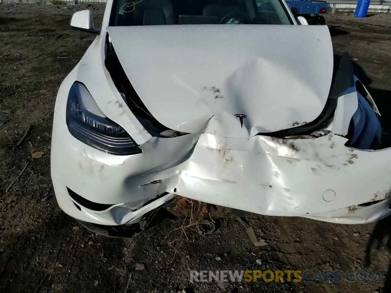 7 Photograph of a damaged car 5YJYGDEE8MF286035 TESLA MODEL Y 2021