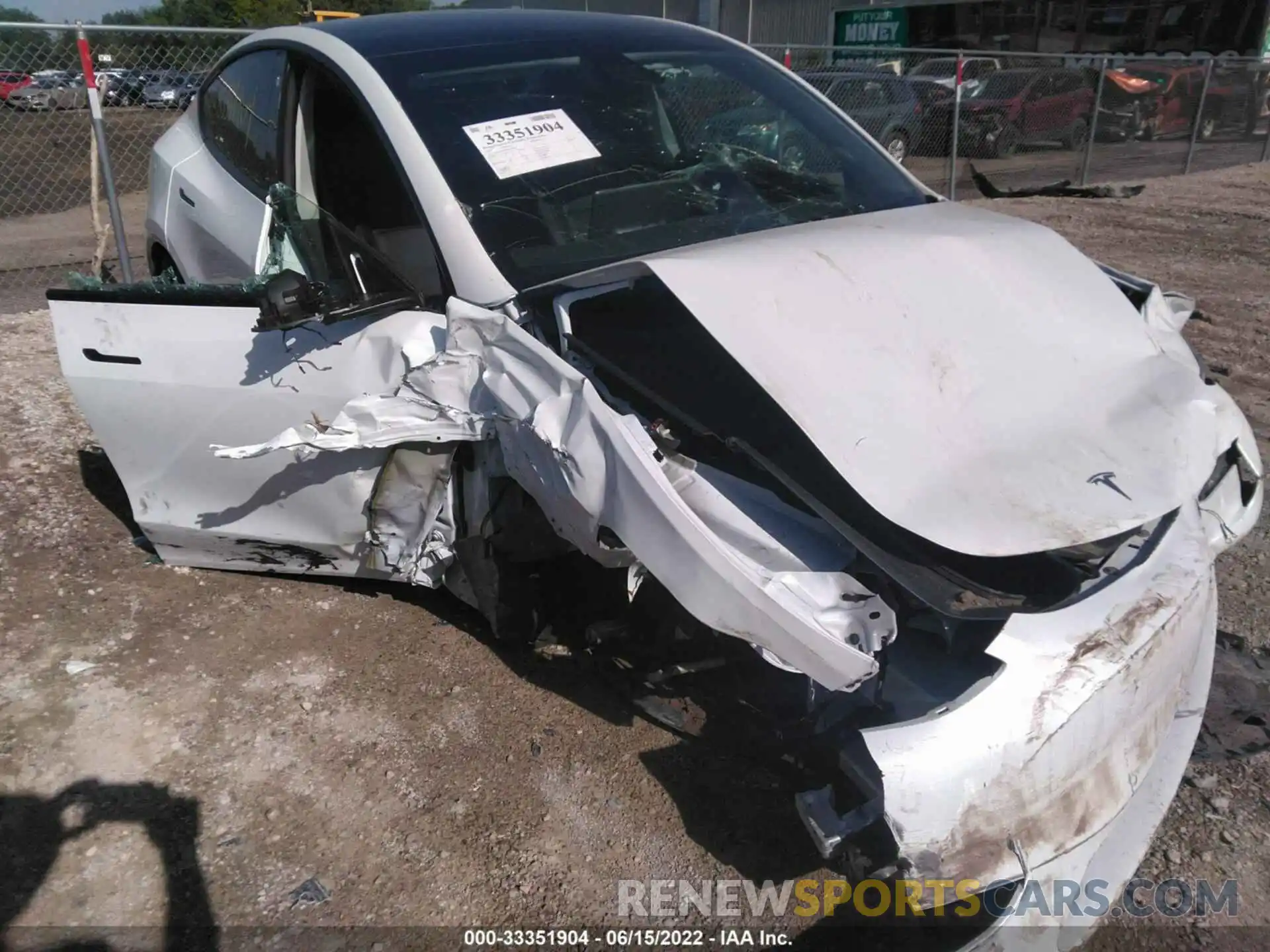 6 Photograph of a damaged car 5YJYGDEE8MF300001 TESLA MODEL Y 2021