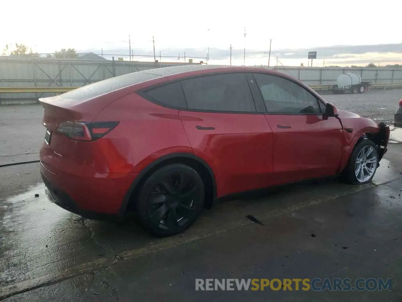 3 Photograph of a damaged car 5YJYGDEE9MF062126 TESLA MODEL Y 2021