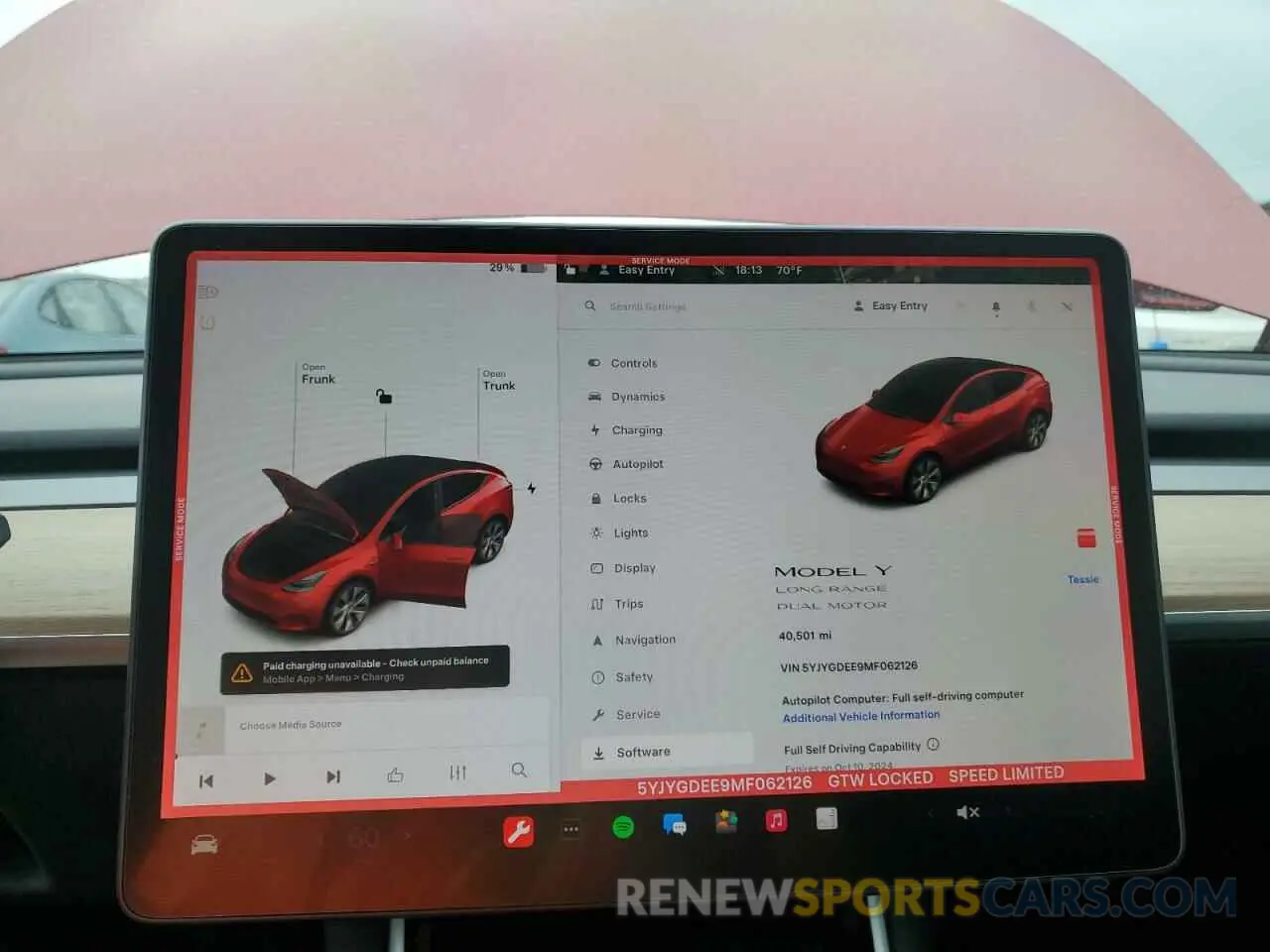9 Photograph of a damaged car 5YJYGDEE9MF062126 TESLA MODEL Y 2021