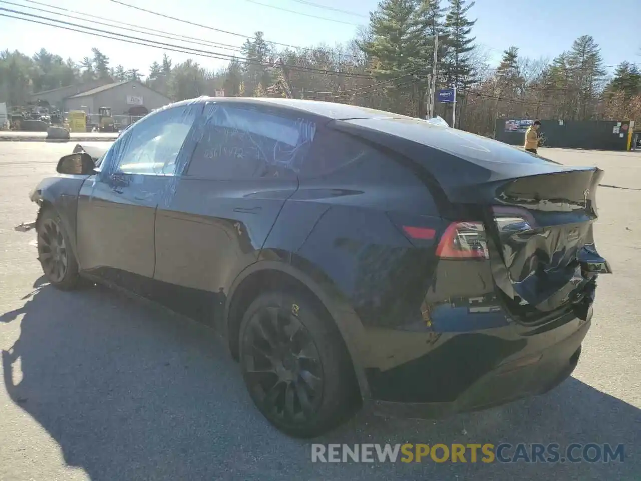 3 Photograph of a damaged car 5YJYGDEE9MF087088 TESLA MODEL Y 2021