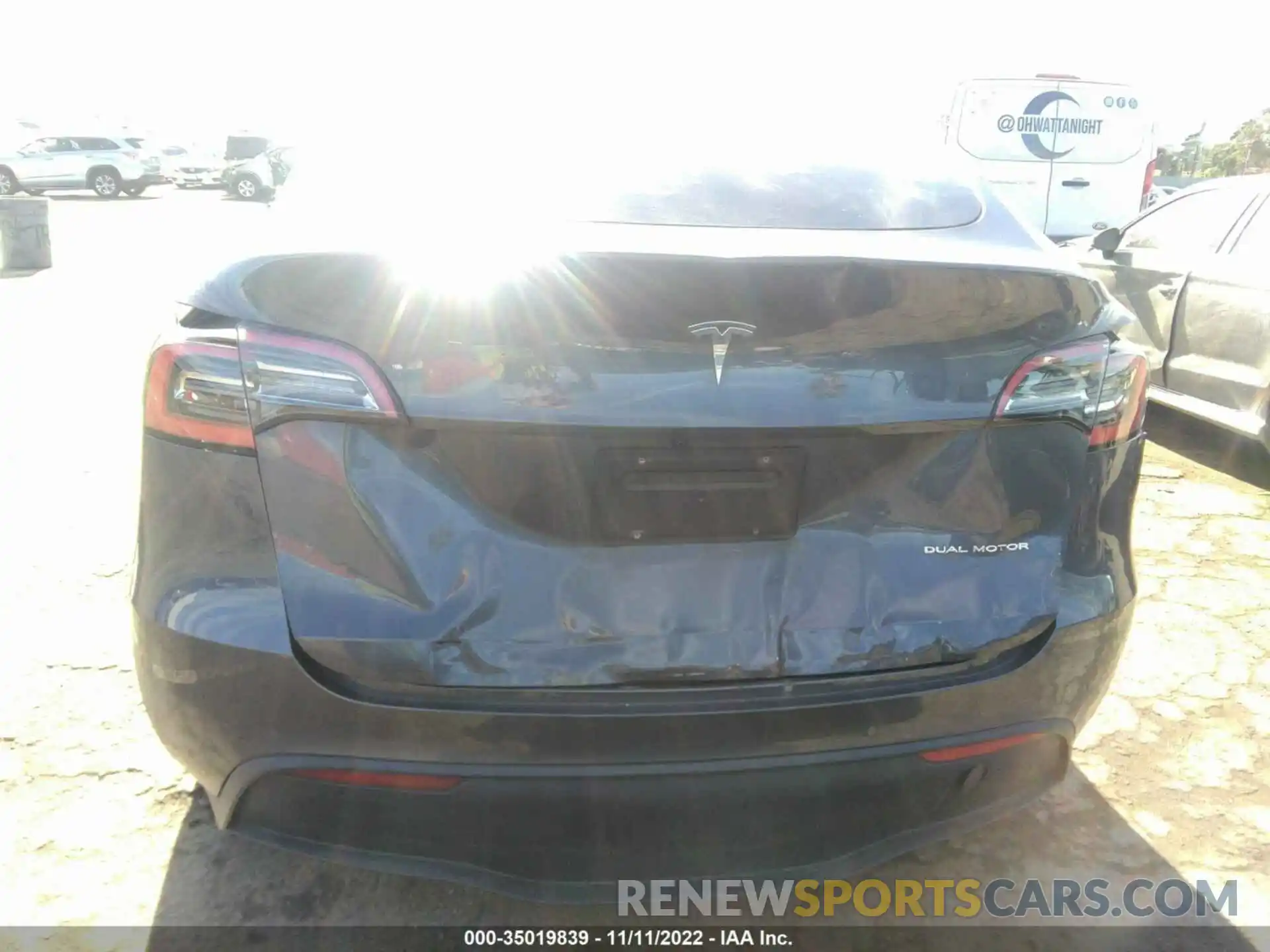 6 Photograph of a damaged car 5YJYGDEE9MF090735 TESLA MODEL Y 2021