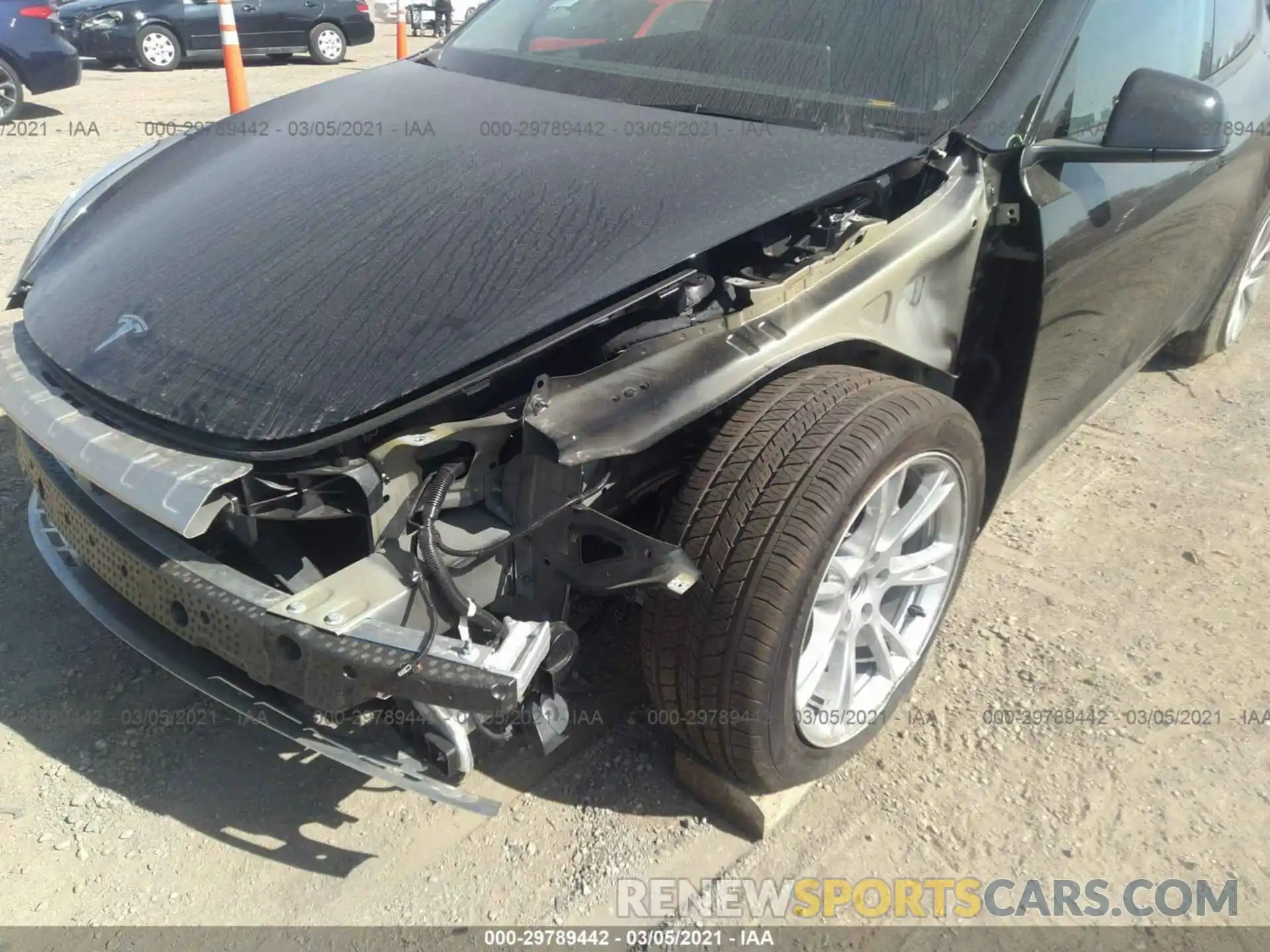 6 Photograph of a damaged car 5YJYGDEE9MF093649 TESLA MODEL Y 2021