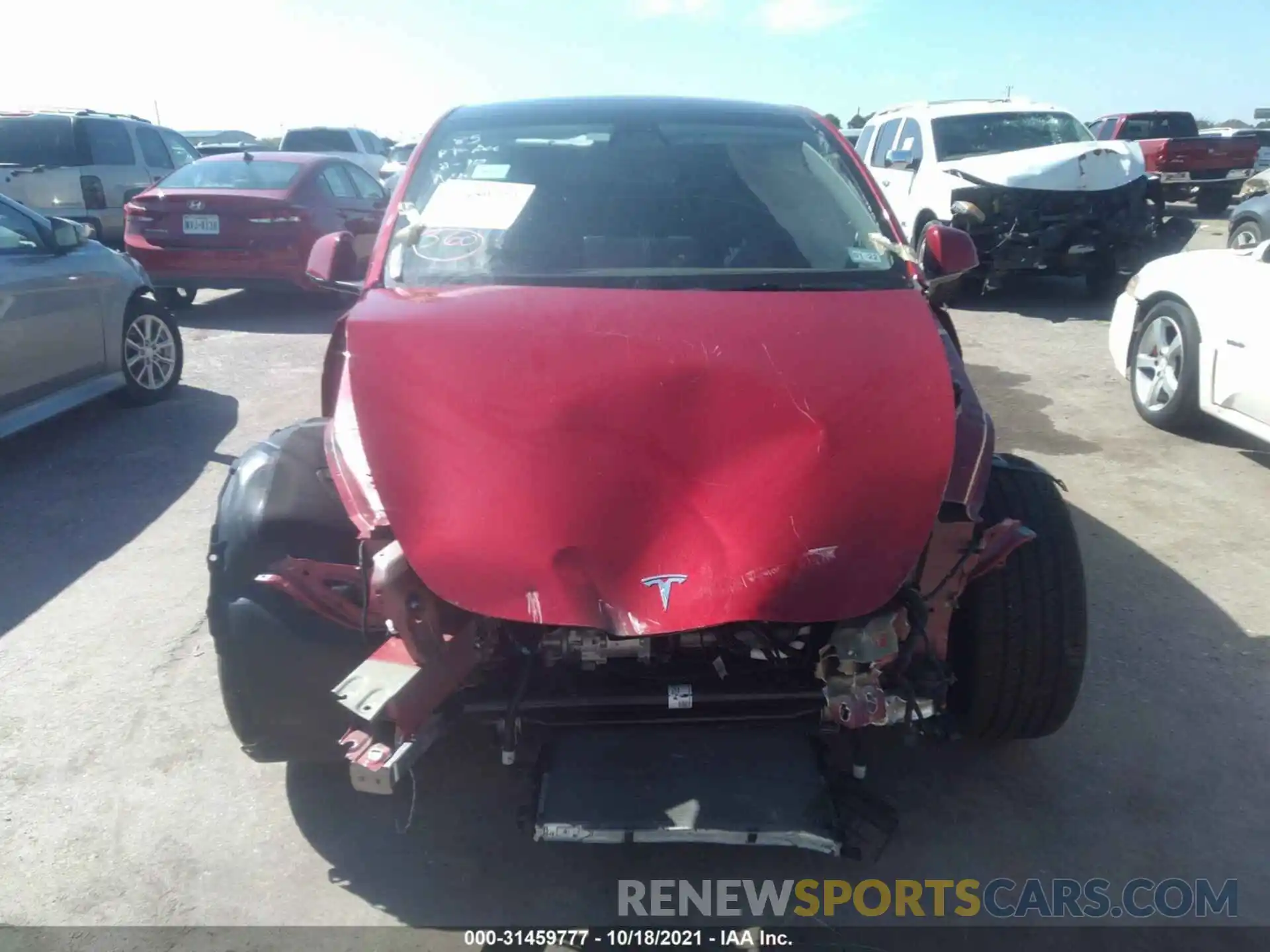 6 Photograph of a damaged car 5YJYGDEE9MF105329 TESLA MODEL Y 2021