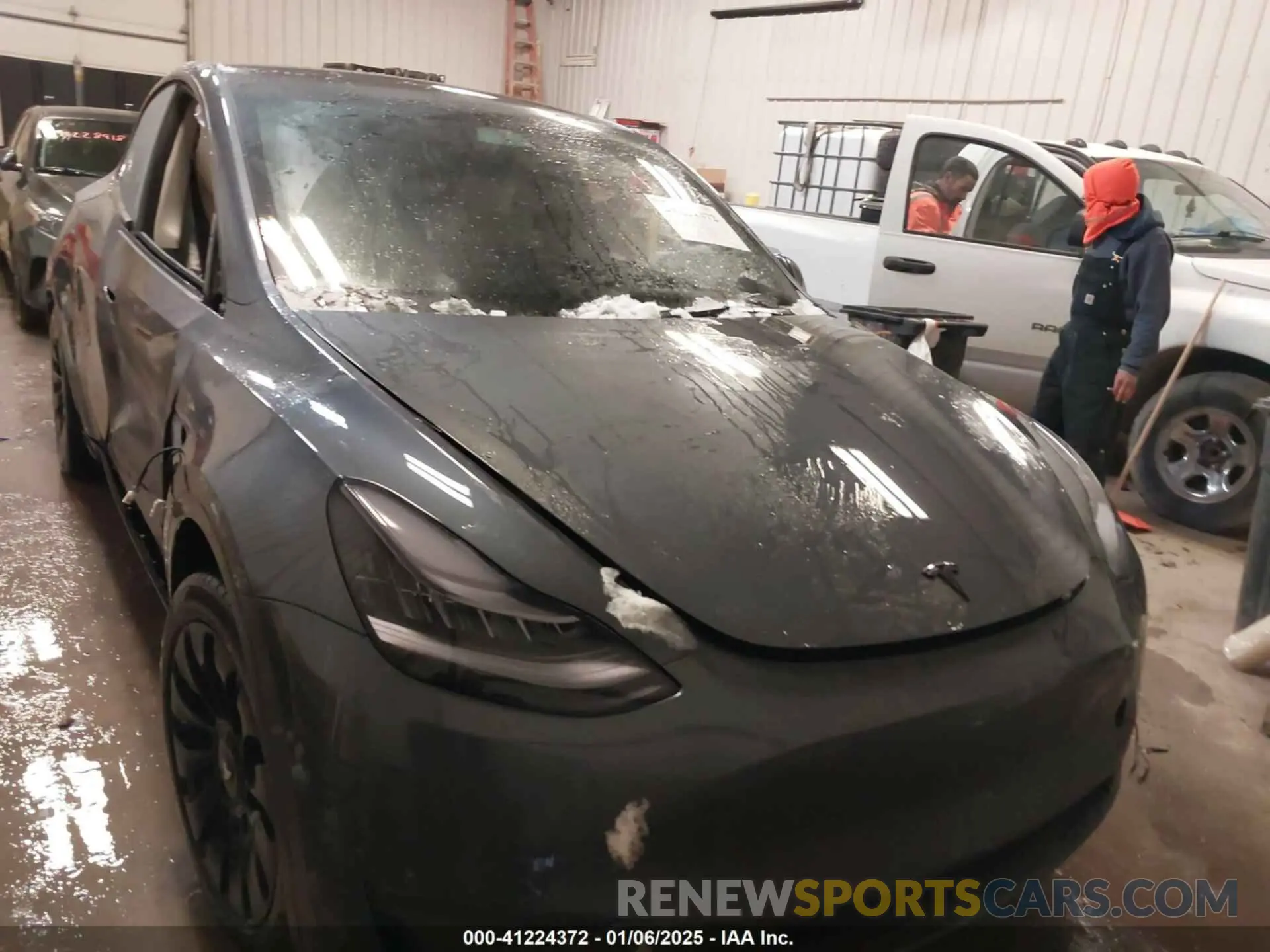 13 Photograph of a damaged car 5YJYGDEE9MF109820 TESLA MODEL Y 2021