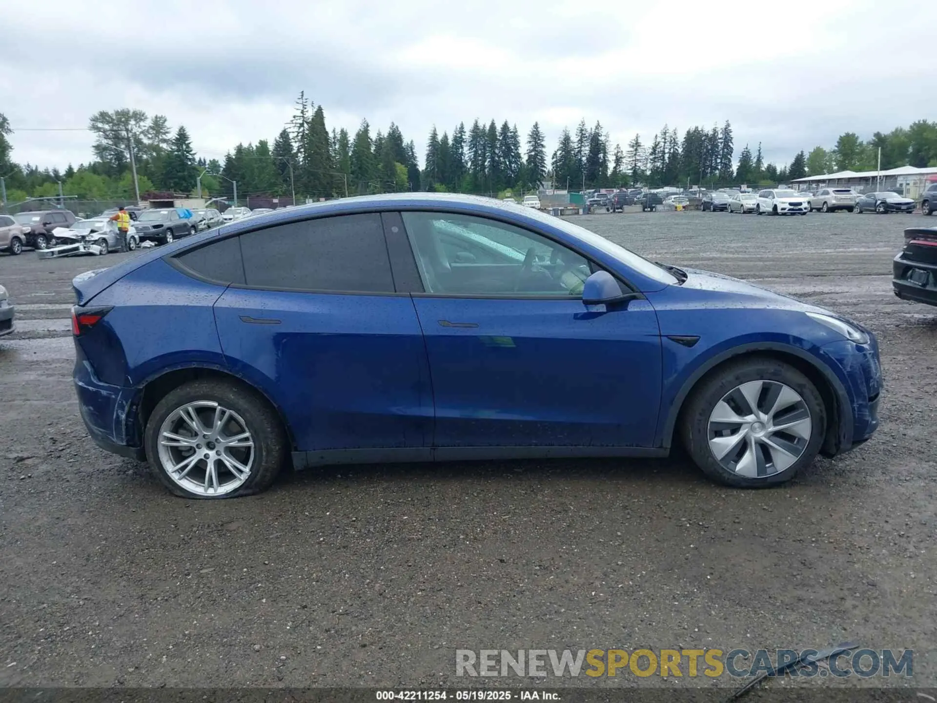 14 Photograph of a damaged car 5YJYGDEE9MF117500 TESLA MODEL Y 2021