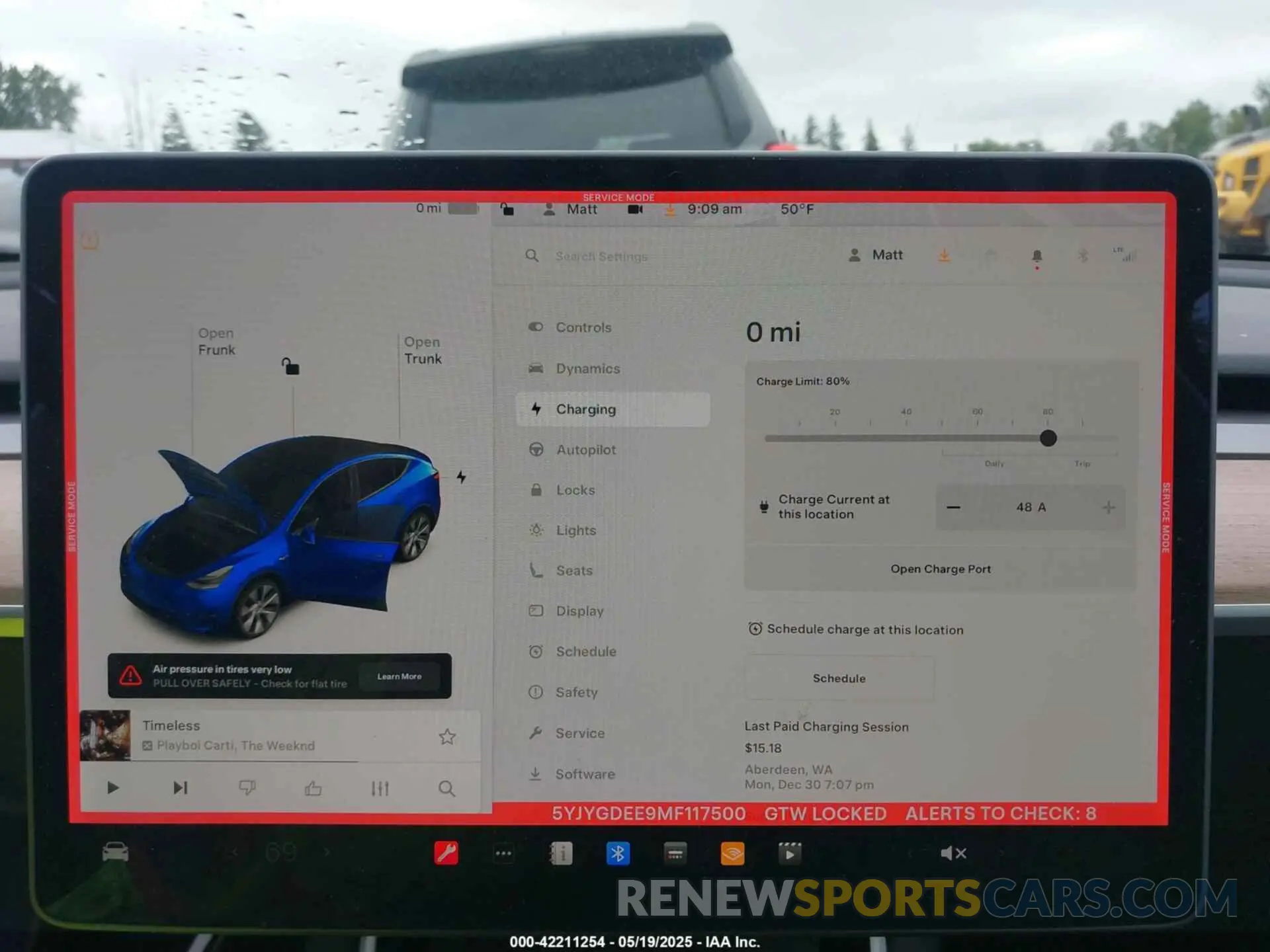 18 Photograph of a damaged car 5YJYGDEE9MF117500 TESLA MODEL Y 2021
