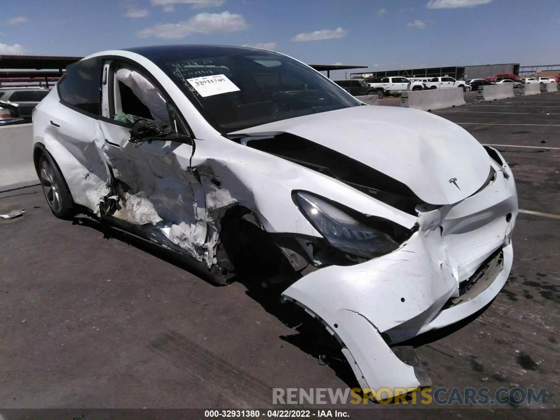 6 Photograph of a damaged car 5YJYGDEE9MF117805 TESLA MODEL Y 2021