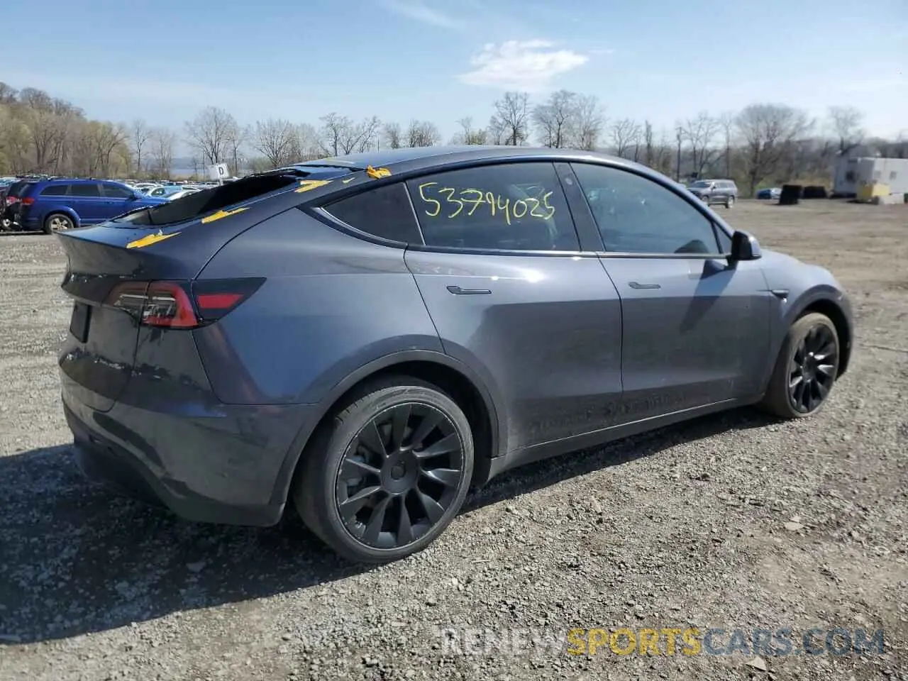 3 Photograph of a damaged car 5YJYGDEE9MF119974 TESLA MODEL Y 2021