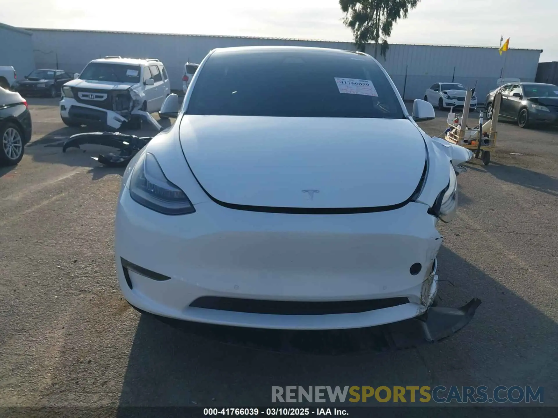 13 Photograph of a damaged car 5YJYGDEE9MF149217 TESLA MODEL Y 2021