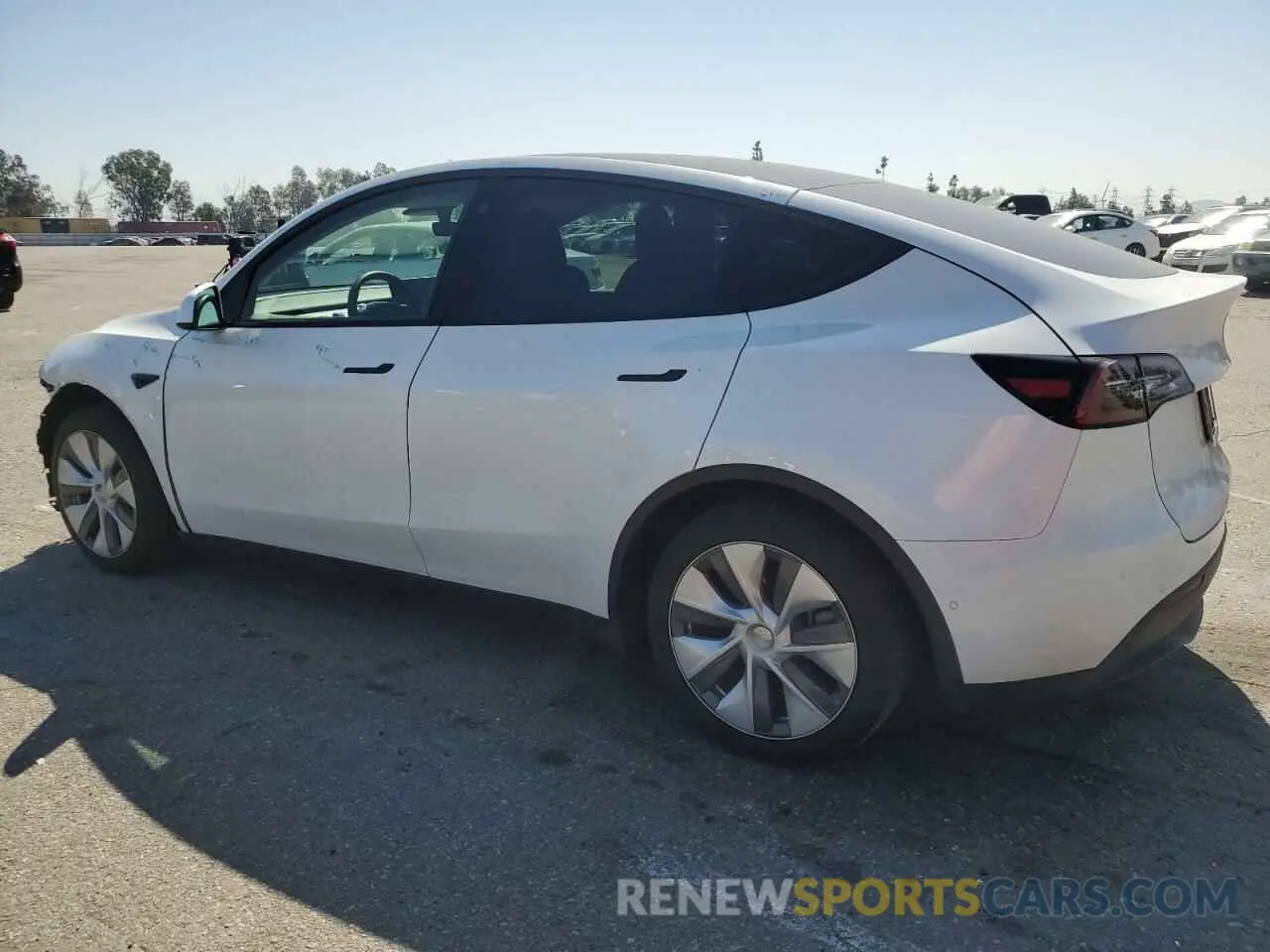 2 Photograph of a damaged car 5YJYGDEE9MF153493 TESLA MODEL Y 2021