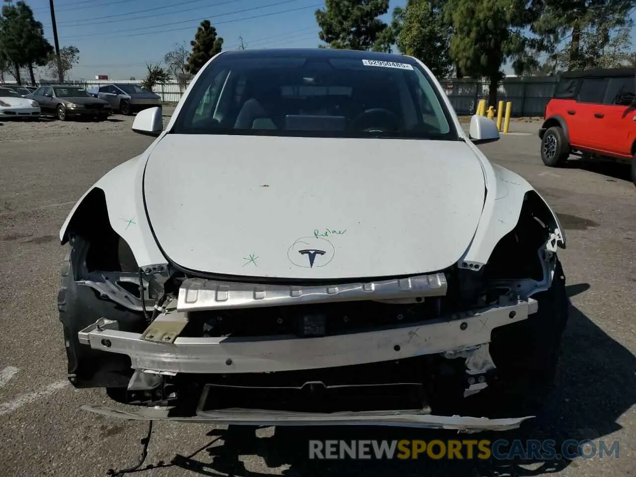 5 Photograph of a damaged car 5YJYGDEE9MF153493 TESLA MODEL Y 2021