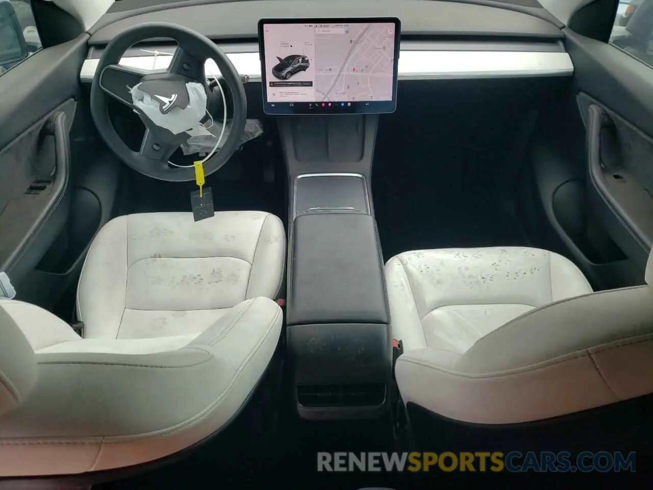 8 Photograph of a damaged car 5YJYGDEE9MF161898 TESLA MODEL Y 2021