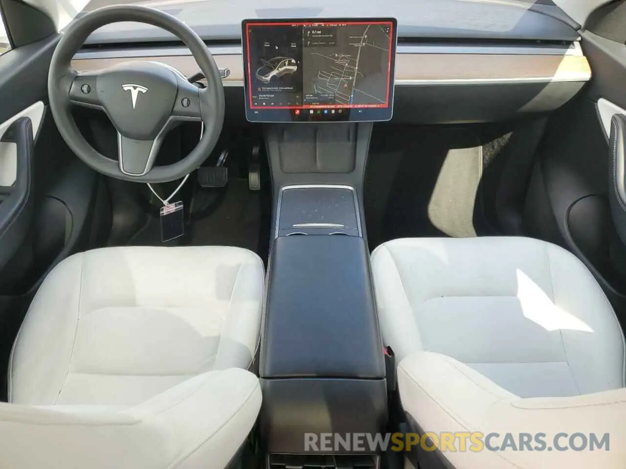 8 Photograph of a damaged car 5YJYGDEE9MF182492 TESLA MODEL Y 2021