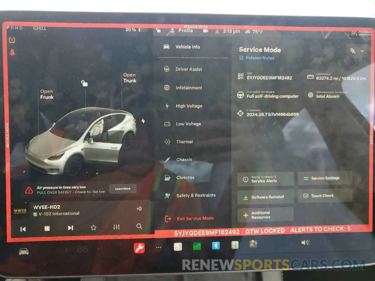 9 Photograph of a damaged car 5YJYGDEE9MF182492 TESLA MODEL Y 2021