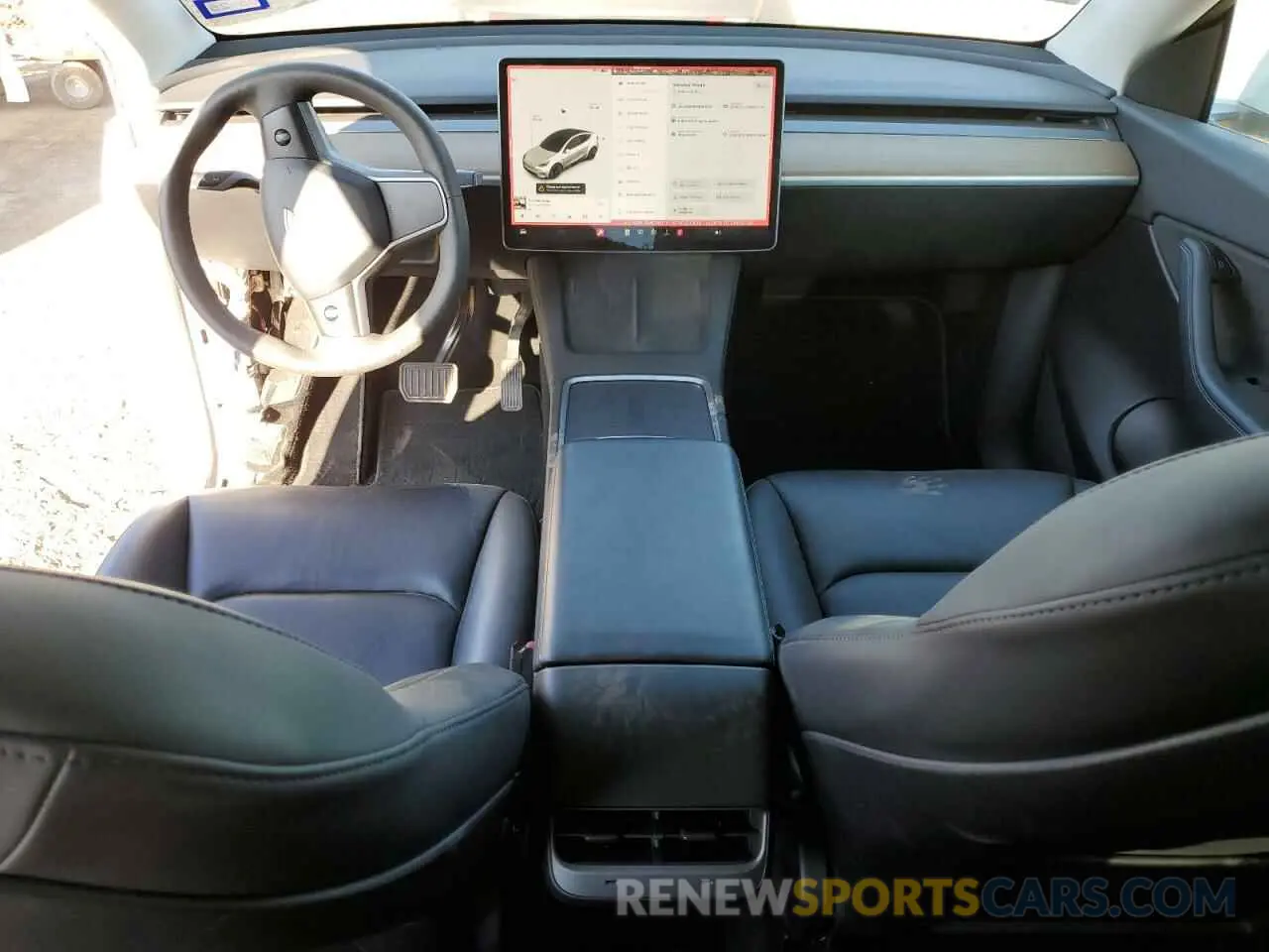 8 Photograph of a damaged car 5YJYGDEE9MF185179 TESLA MODEL Y 2021