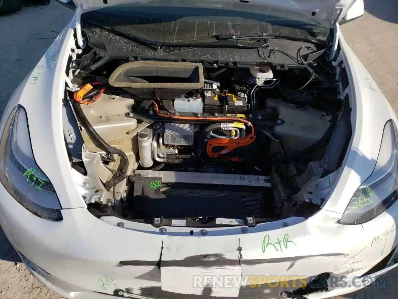 7 Photograph of a damaged car 5YJYGDEE9MF185263 TESLA MODEL Y 2021