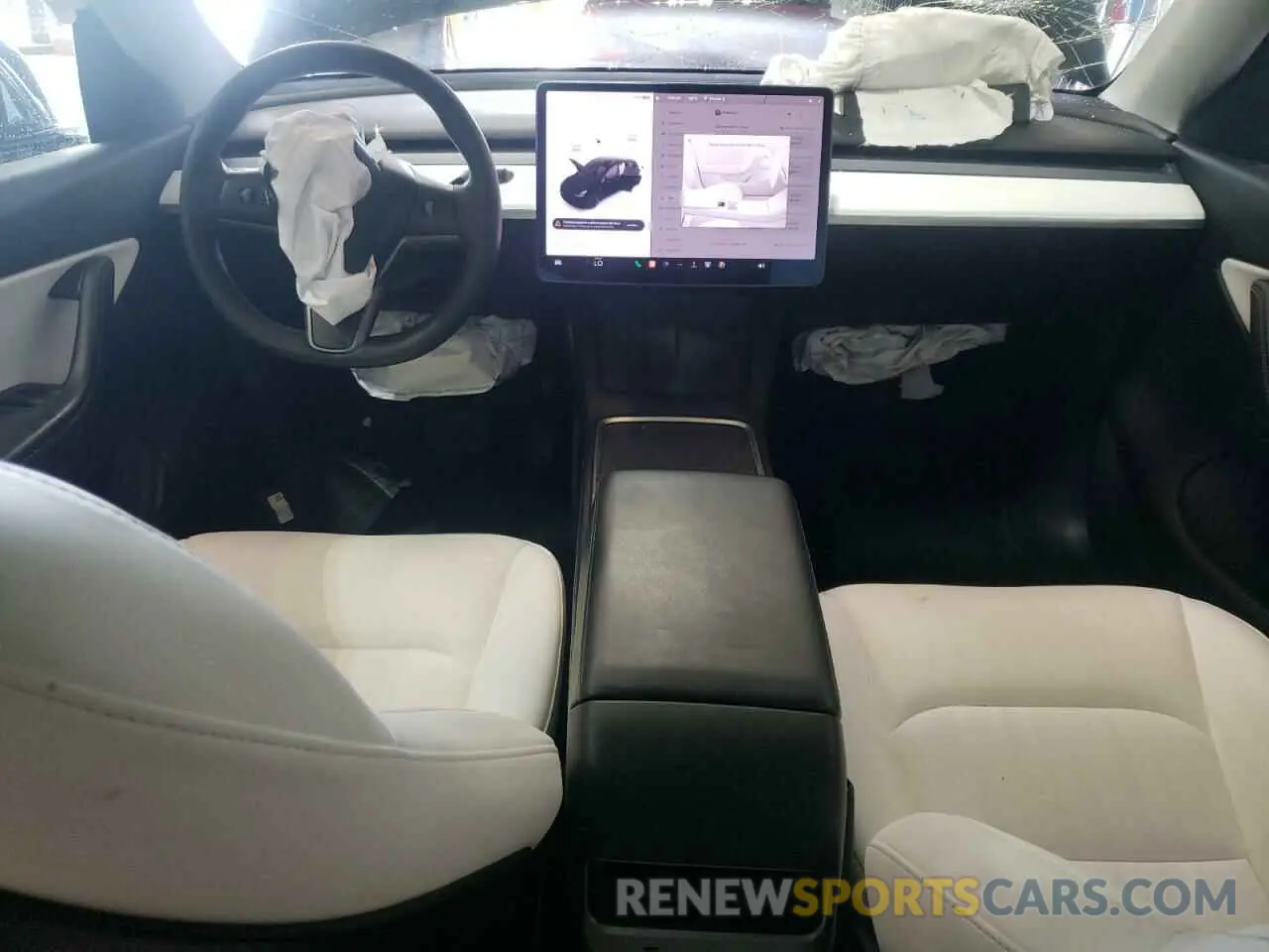 8 Photograph of a damaged car 5YJYGDEE9MF195579 TESLA MODEL Y 2021