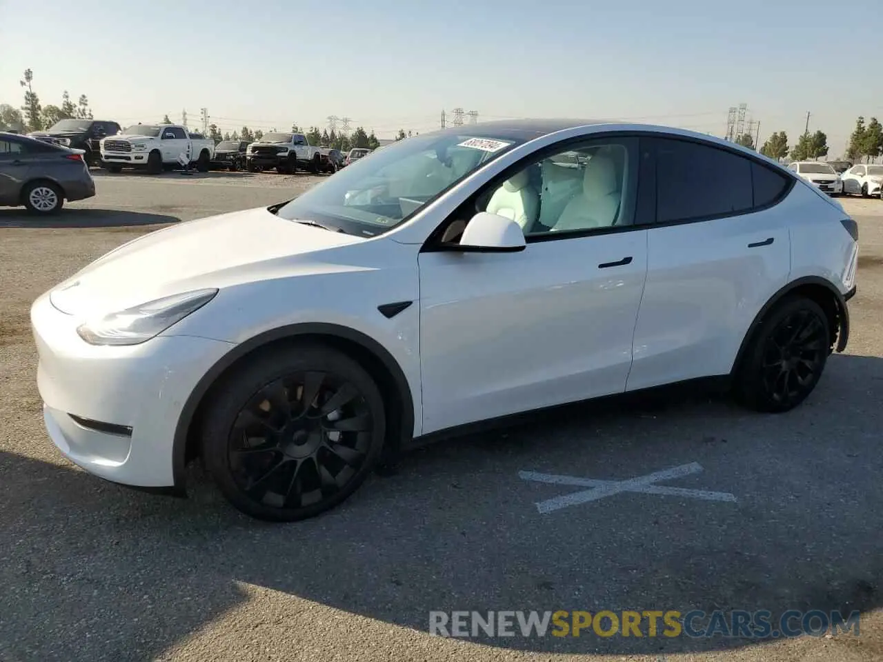 1 Photograph of a damaged car 5YJYGDEE9MF231125 TESLA MODEL Y 2021