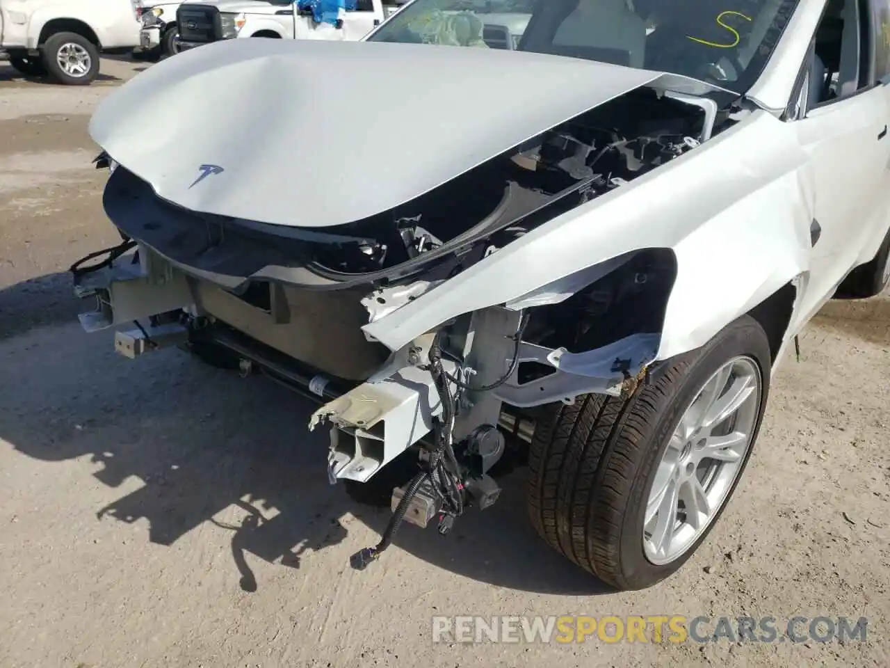 9 Photograph of a damaged car 5YJYGDEE9MF258342 TESLA MODEL Y 2021