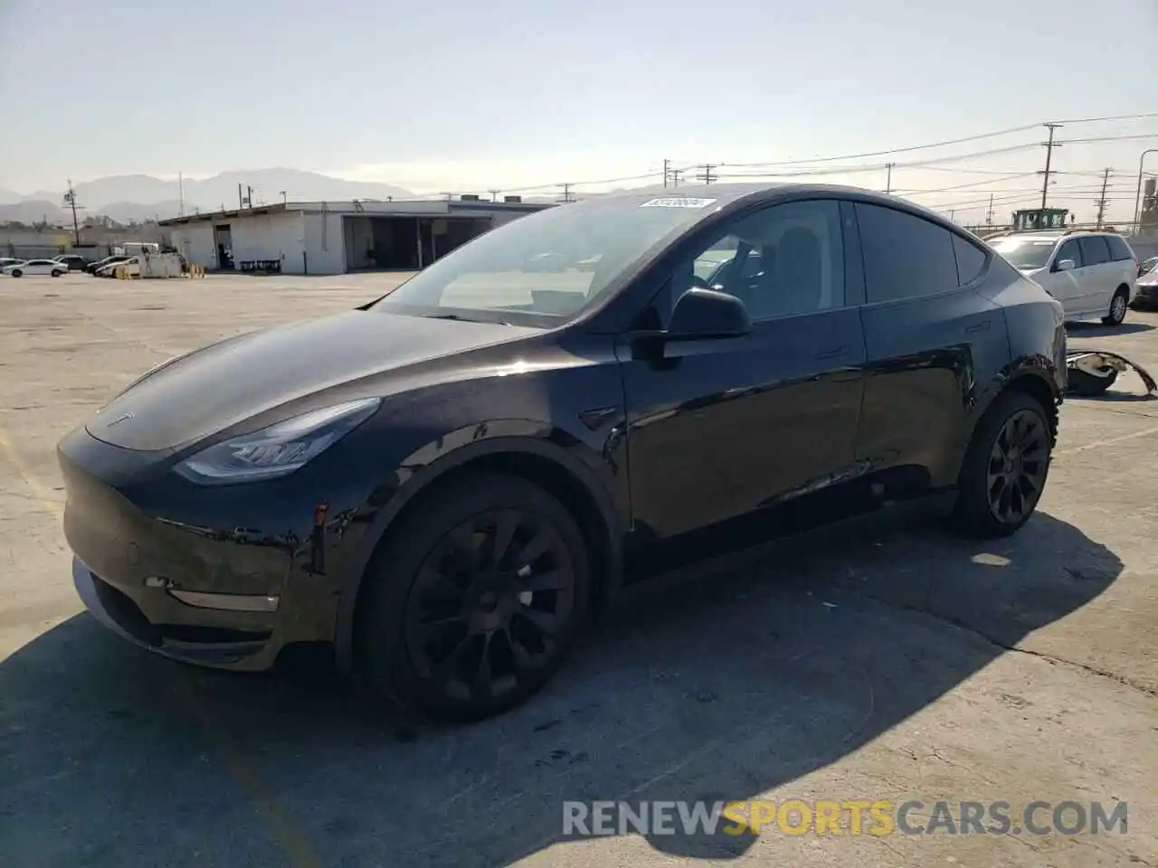 1 Photograph of a damaged car 5YJYGDEE9MF286853 TESLA MODEL Y 2021