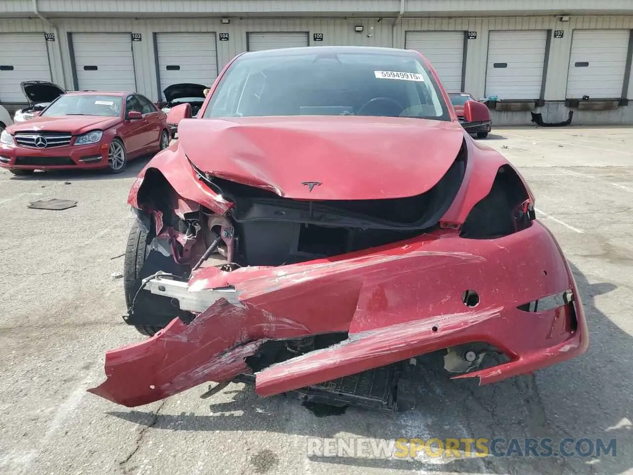 5 Photograph of a damaged car 5YJYGDEE9MF293849 TESLA MODEL Y 2021