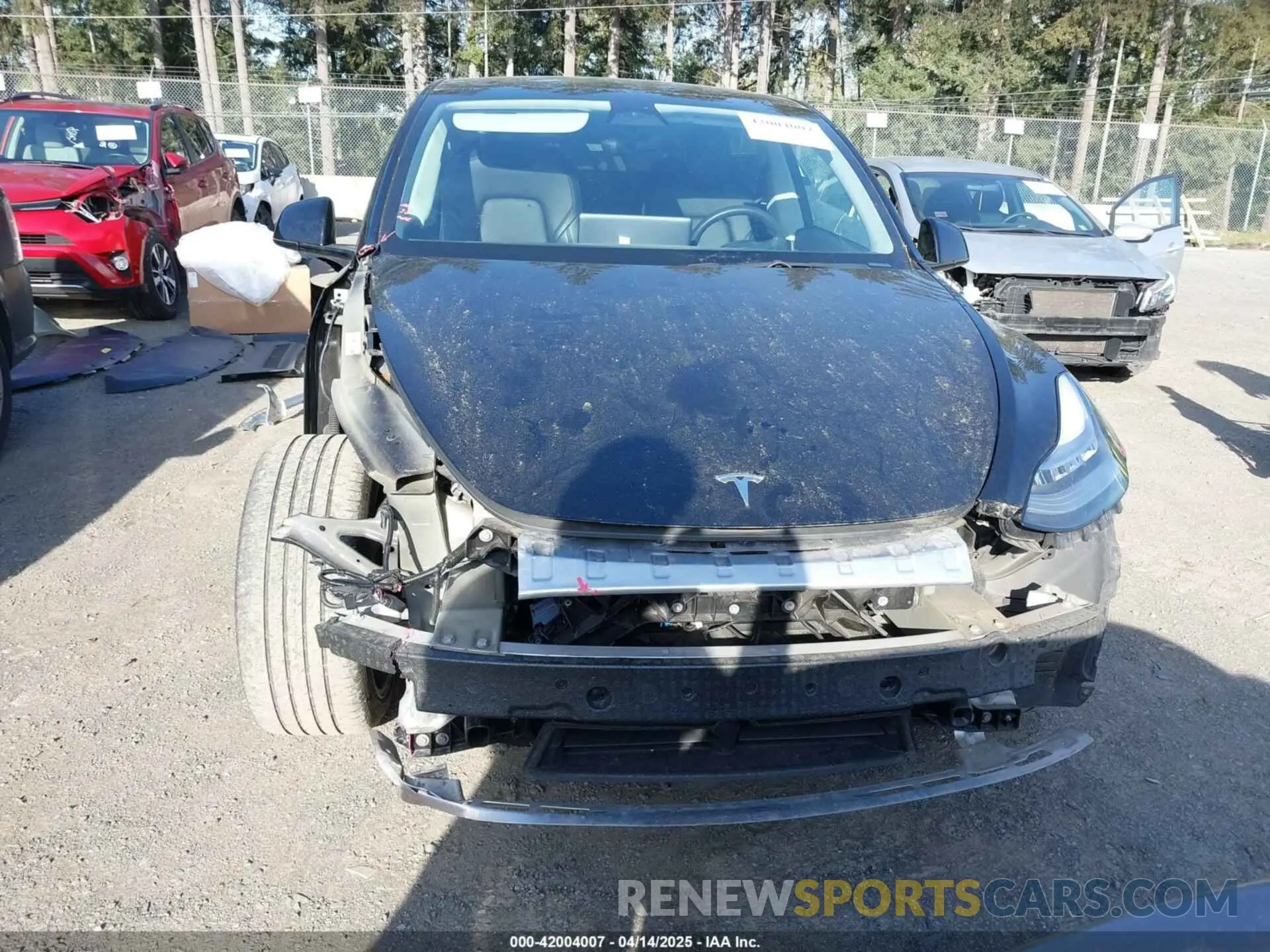 13 Photograph of a damaged car 5YJYGDEE9MF301903 TESLA MODEL Y 2021