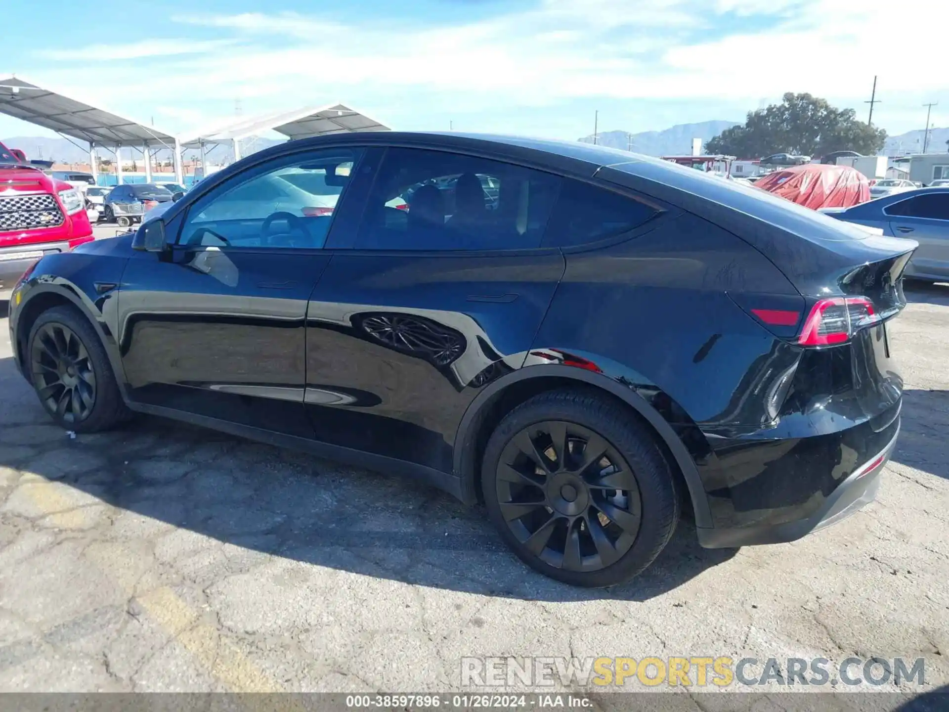 3 Photograph of a damaged car 5YJYGDEE9MF302078 TESLA MODEL Y 2021