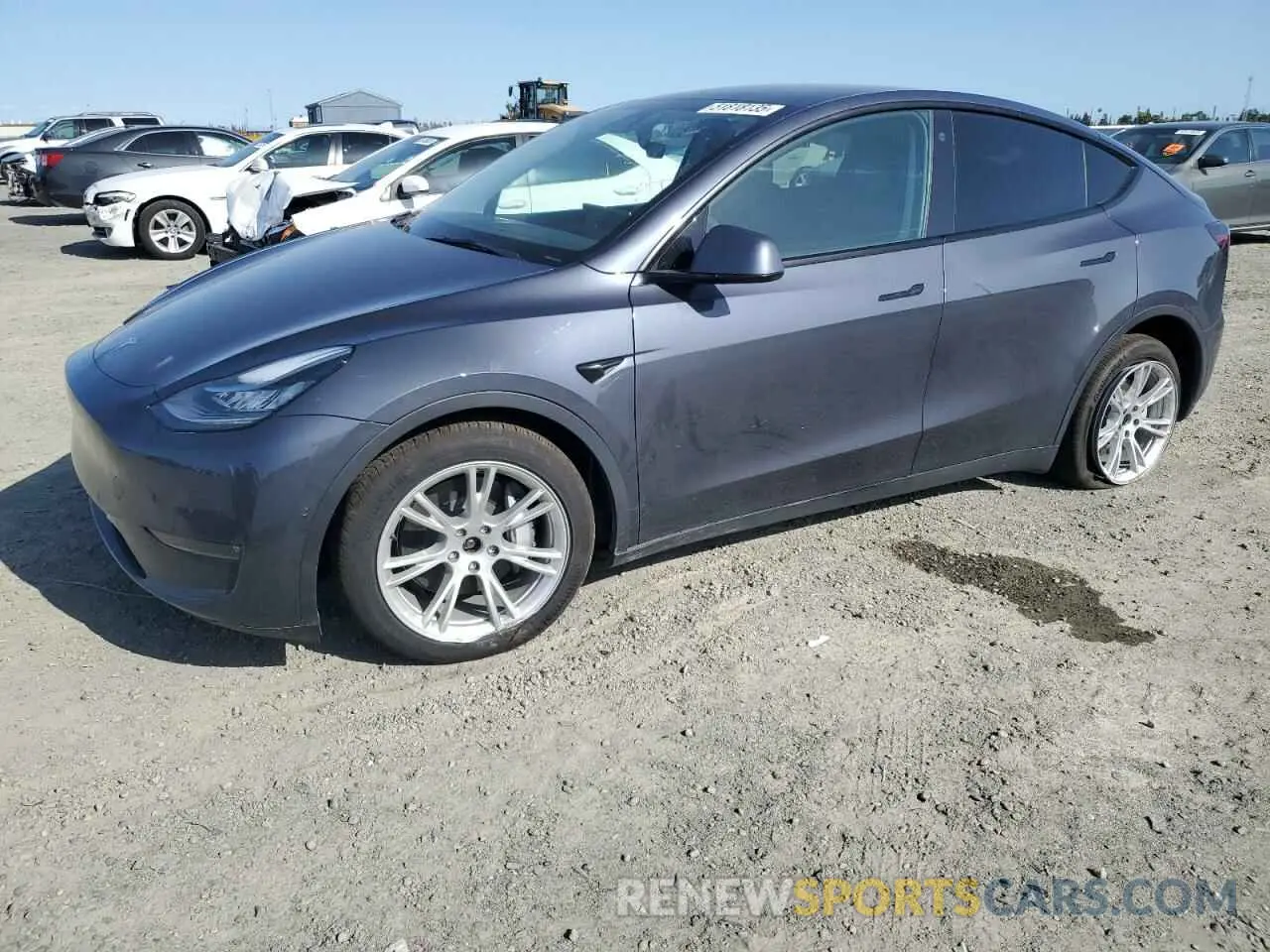 1 Photograph of a damaged car 5YJYGDEE9MF304607 TESLA MODEL Y 2021