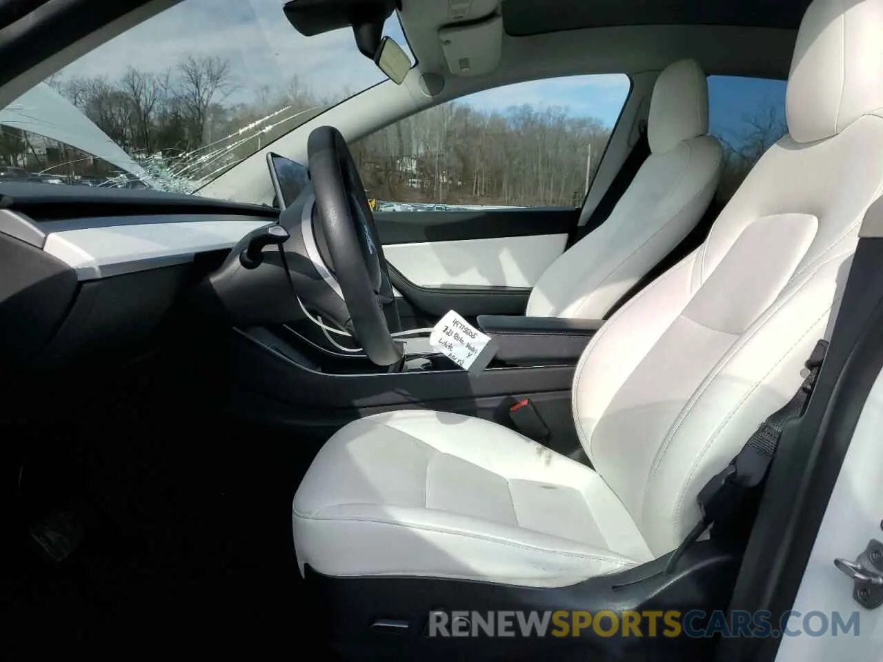 7 Photograph of a damaged car 5YJYGDEEXMF063219 TESLA MODEL Y 2021