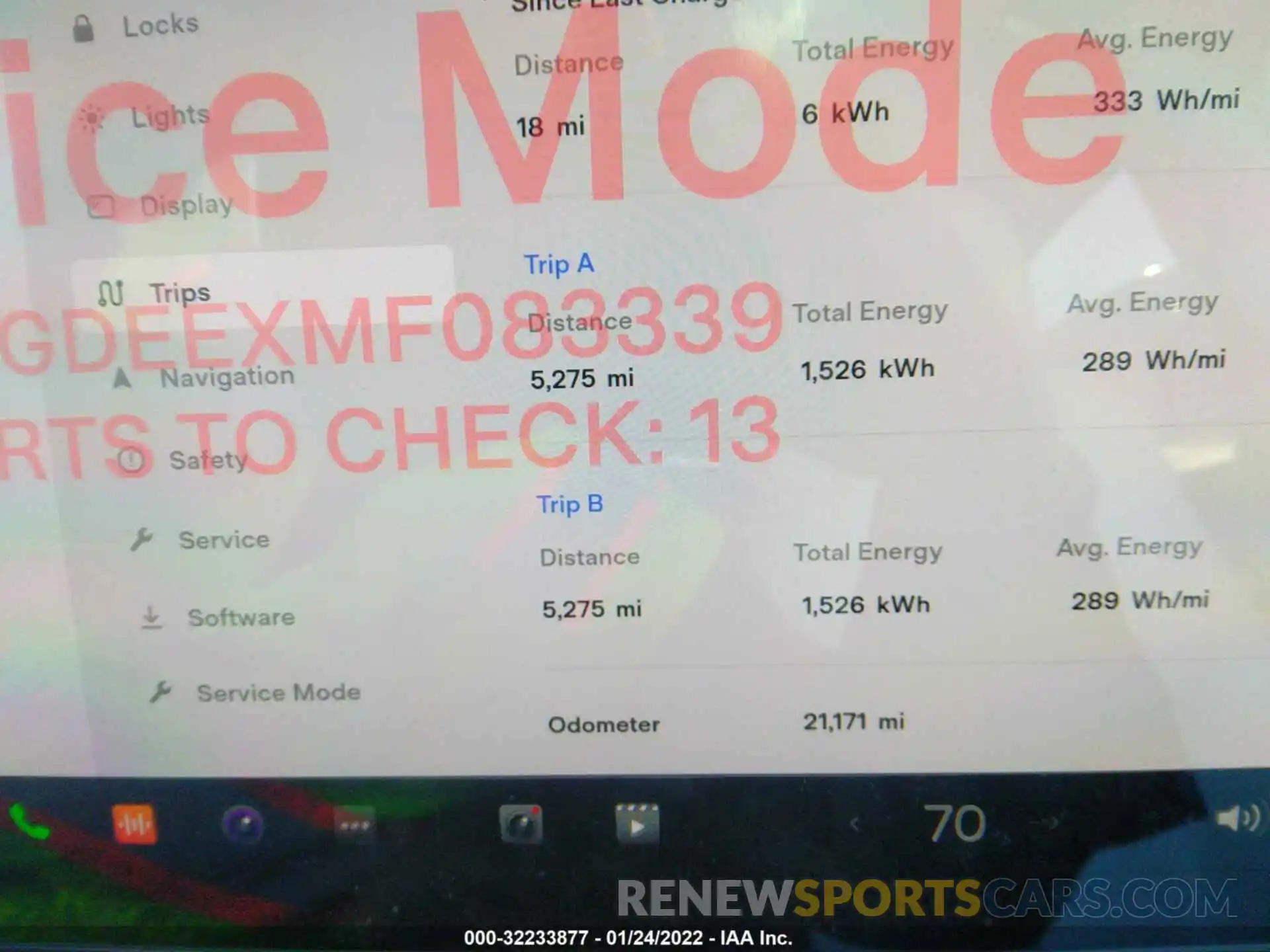 7 Photograph of a damaged car 5YJYGDEEXMF083339 TESLA MODEL Y 2021