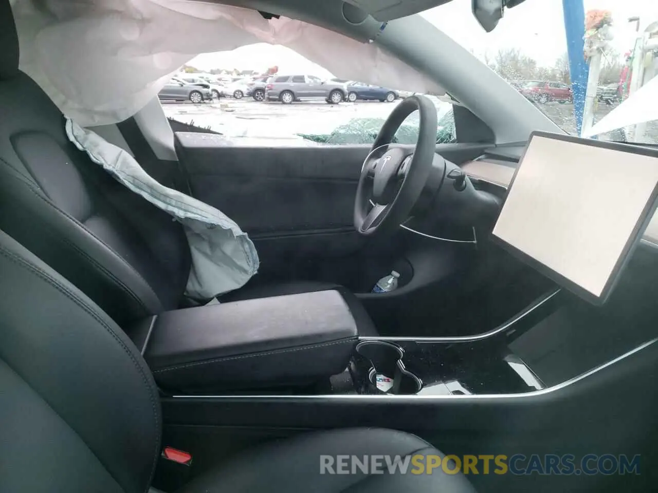 7 Photograph of a damaged car 5YJYGDEEXMF083826 TESLA MODEL Y 2021
