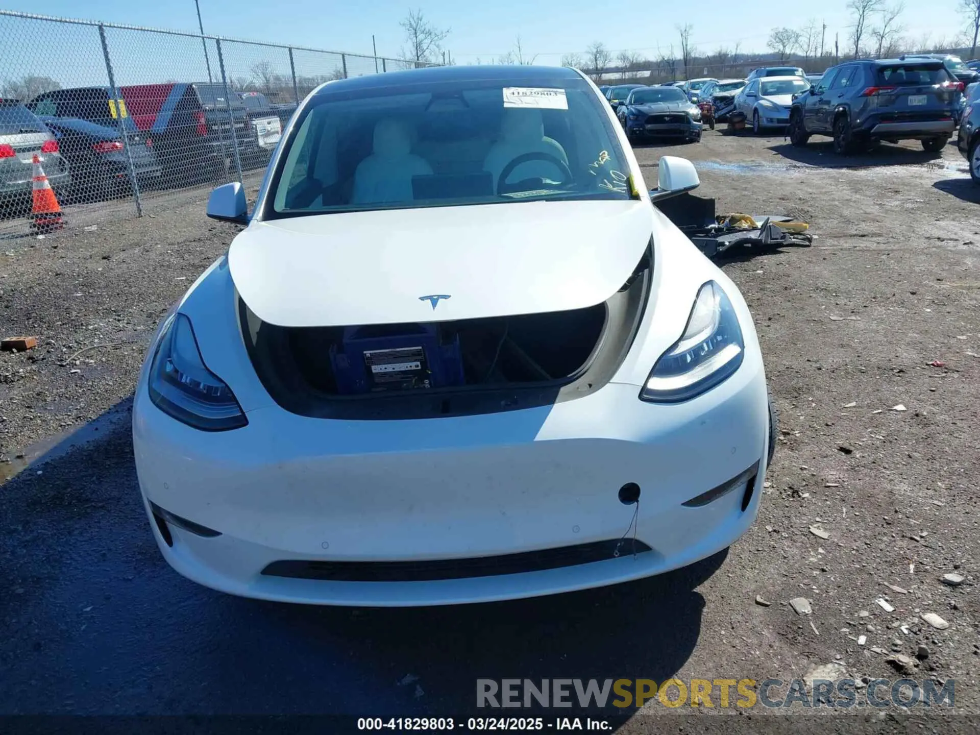 13 Photograph of a damaged car 5YJYGDEEXMF085530 TESLA MODEL Y 2021
